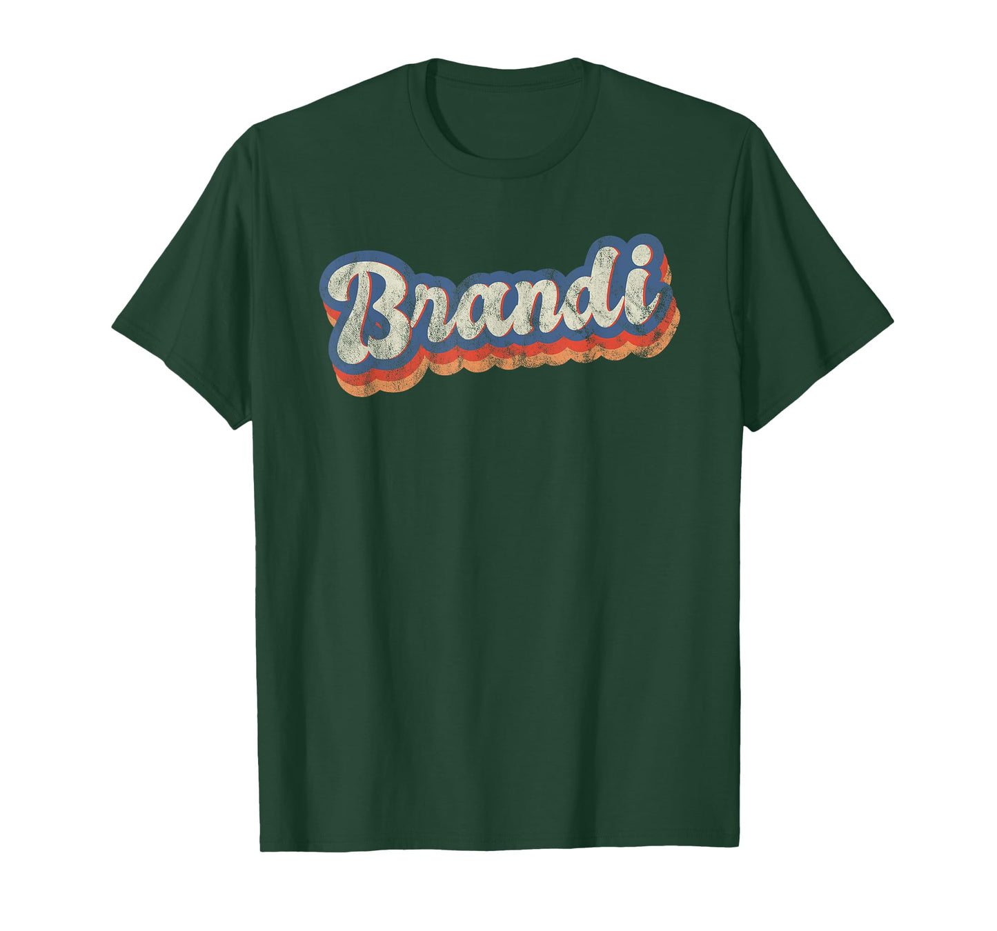 Brandi Personalized Name Shirt Custom Lettering 70's T-Shirt