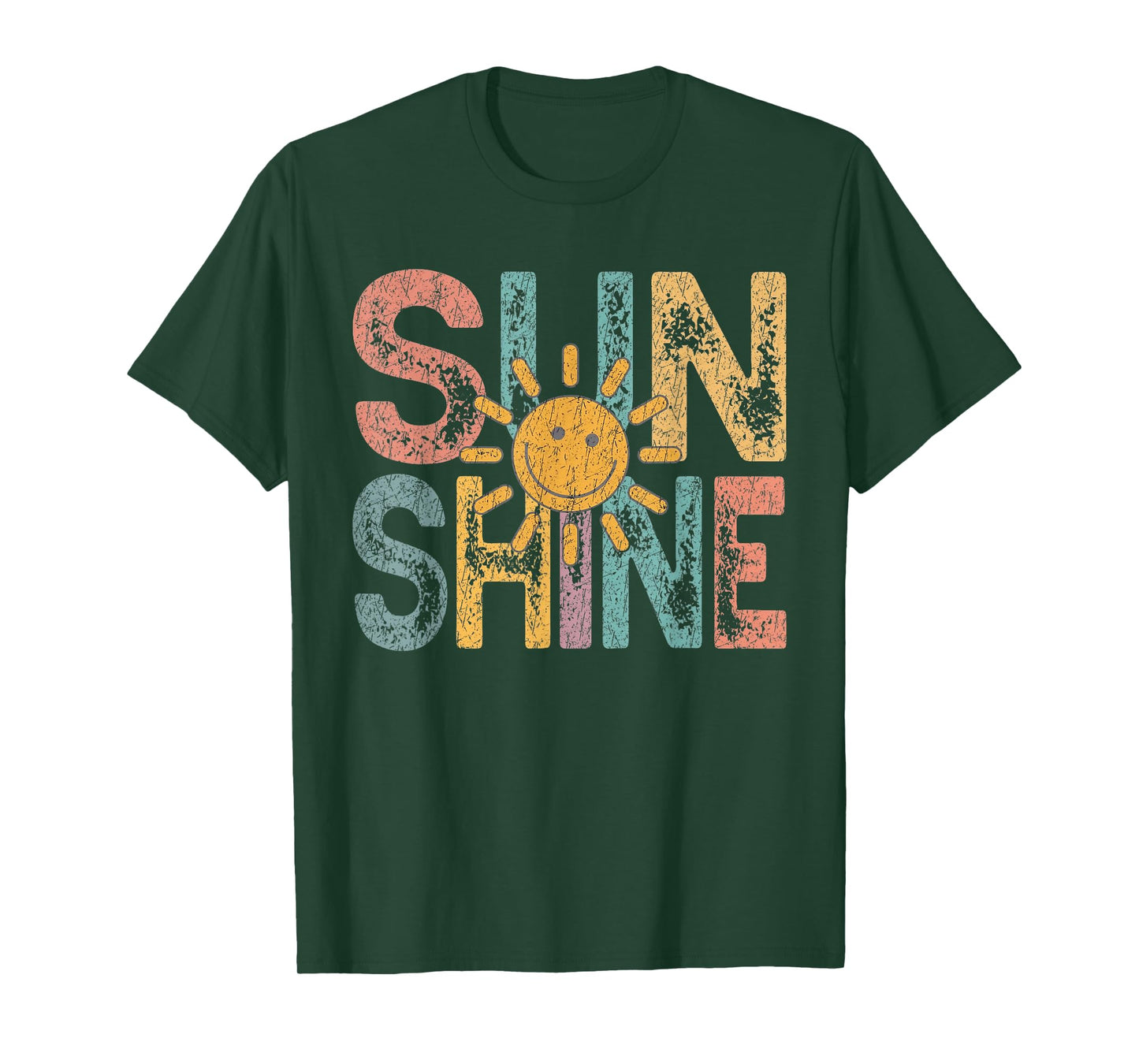 Sunshine Summer Vacation Hawaii Beach Life Vintage Trendy T-Shirt