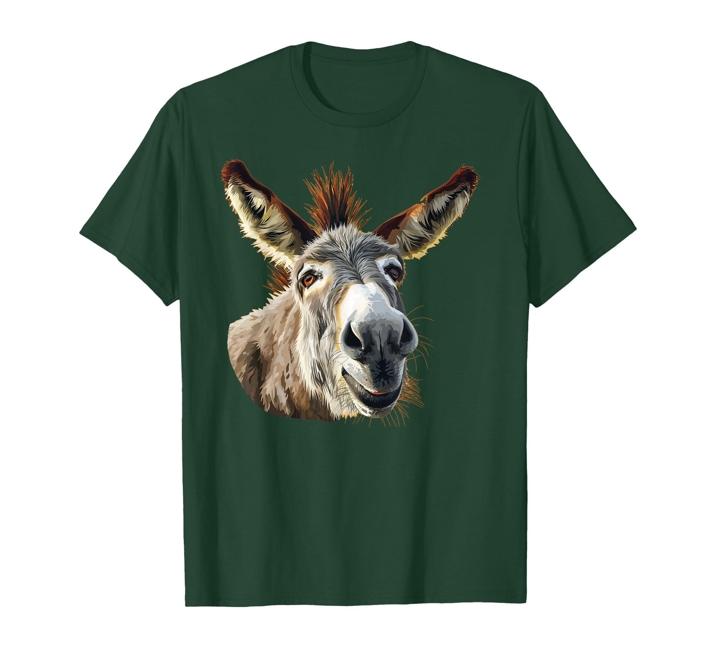 Cute looking donkey face for animals and donkeys lovers T-Shirt