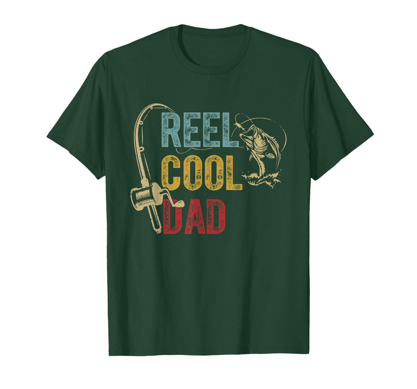 Reel Cool Dad Fishing Shirt Father's Day Fisherman T-Shirt