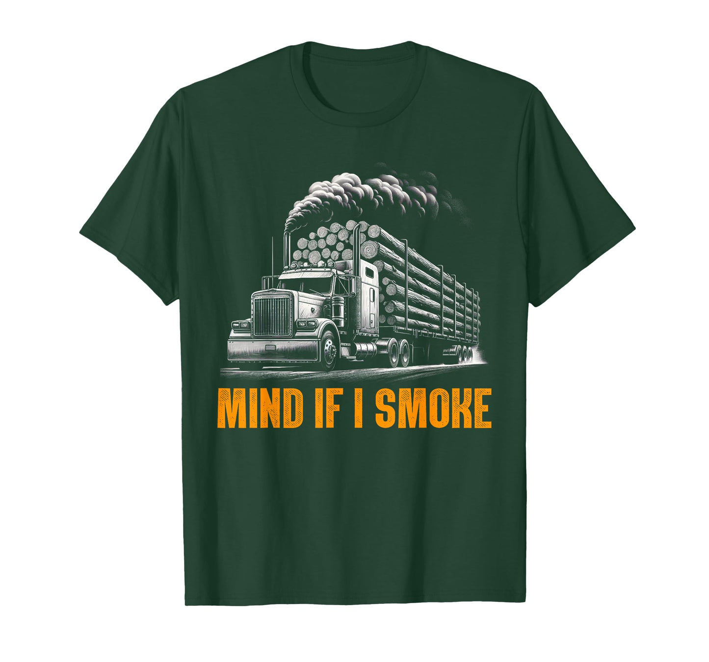 Funny Logging Trucker Gifts Logging Trucker Log Truck Driver T-Shirt