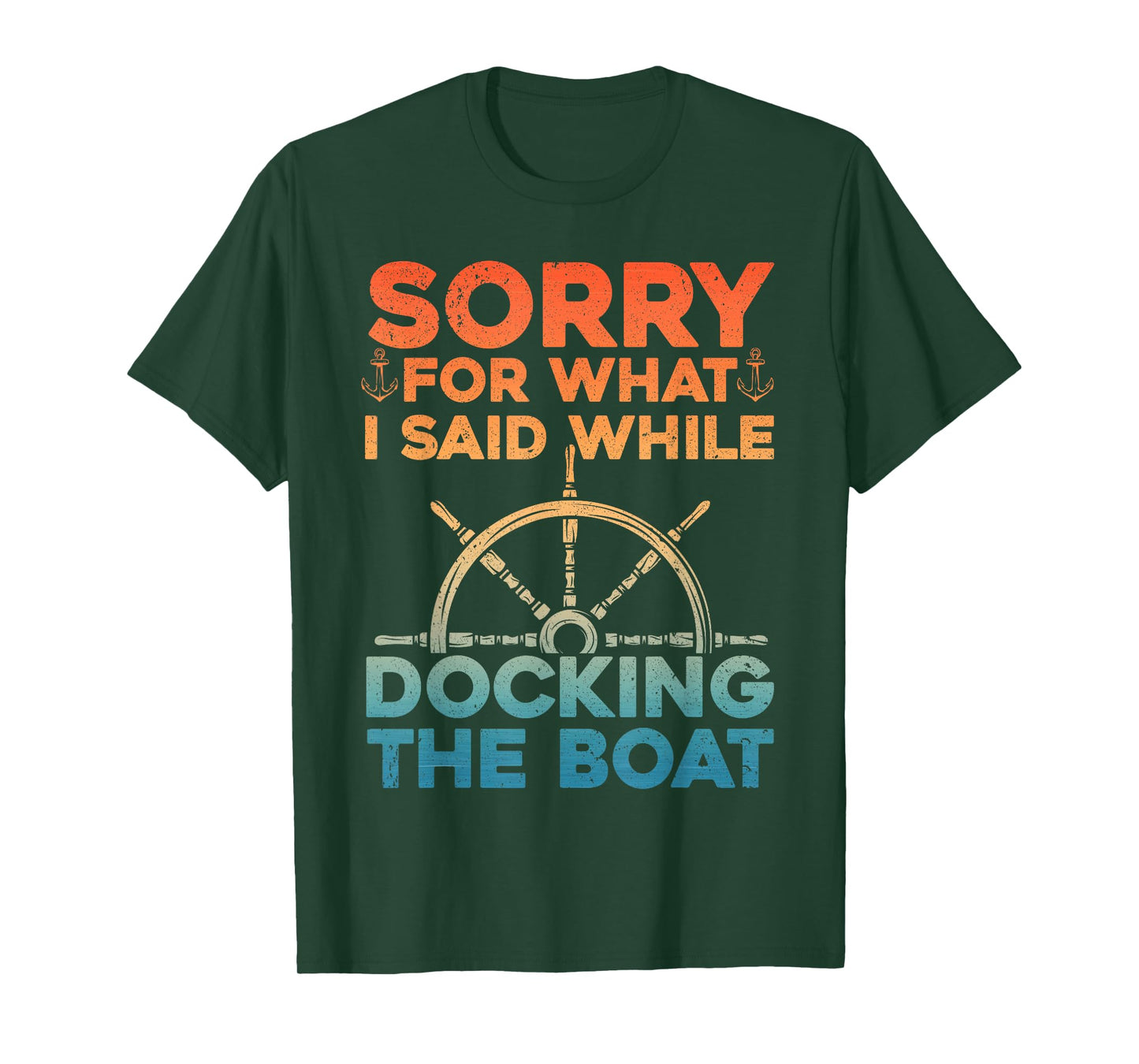 Funny Boating For Men Women Docking The Boat Captain Boater T-Shirt
