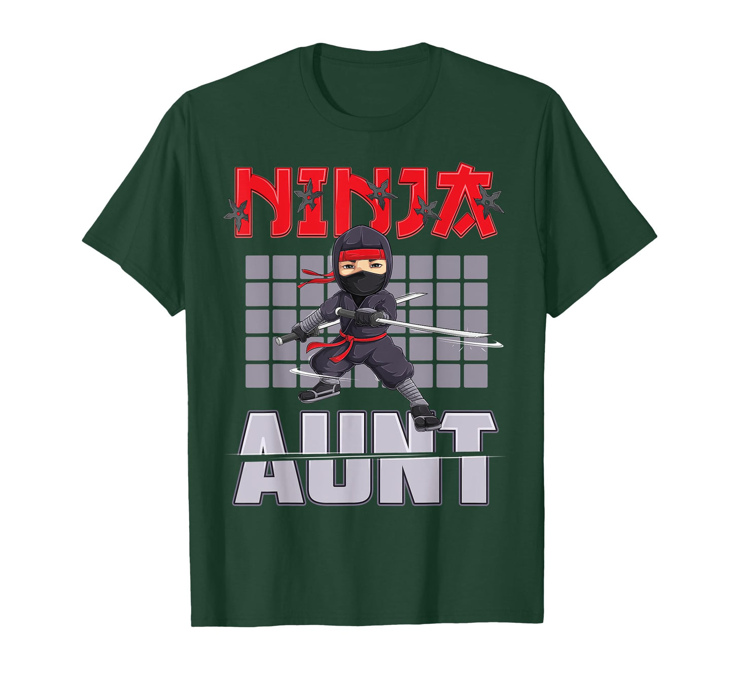 Aunt Ninja Birthday Party Ideas Birthday Ninja Aunt T-Shirt