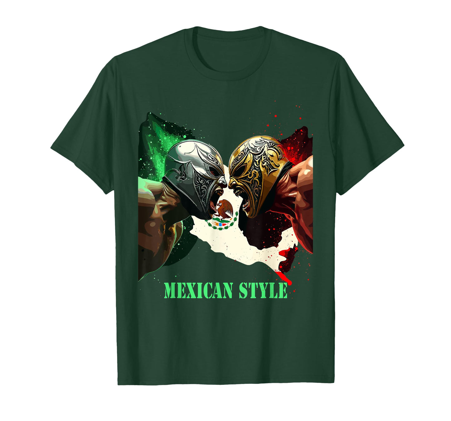 Mexican Style Lucha Libre Wrestling T-Shirt