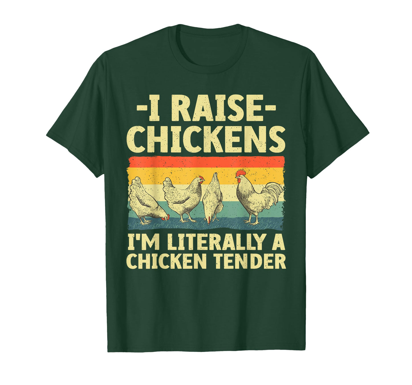 Chicken Gift Chicken Lover Accessories & Stuff Unisex-Adult T-Shirt Black Small Funny Chicken Tender Art Poultry Chicken Farmer T-Shirt