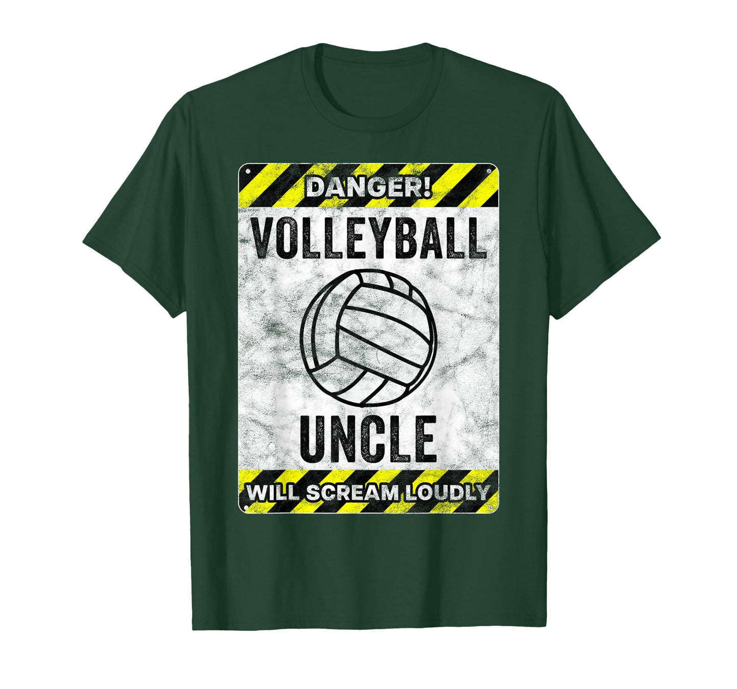 Funny Volleyball Uncle Sign Volleyball Uncle T-Shirt