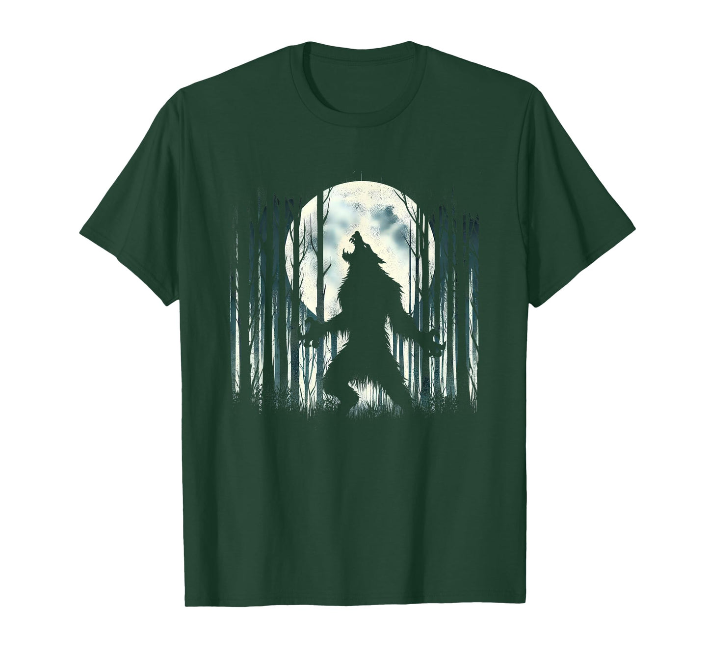 Werewolf Howling At Full Moon - Alpha Wolf Meme Literally Me T-Shirt