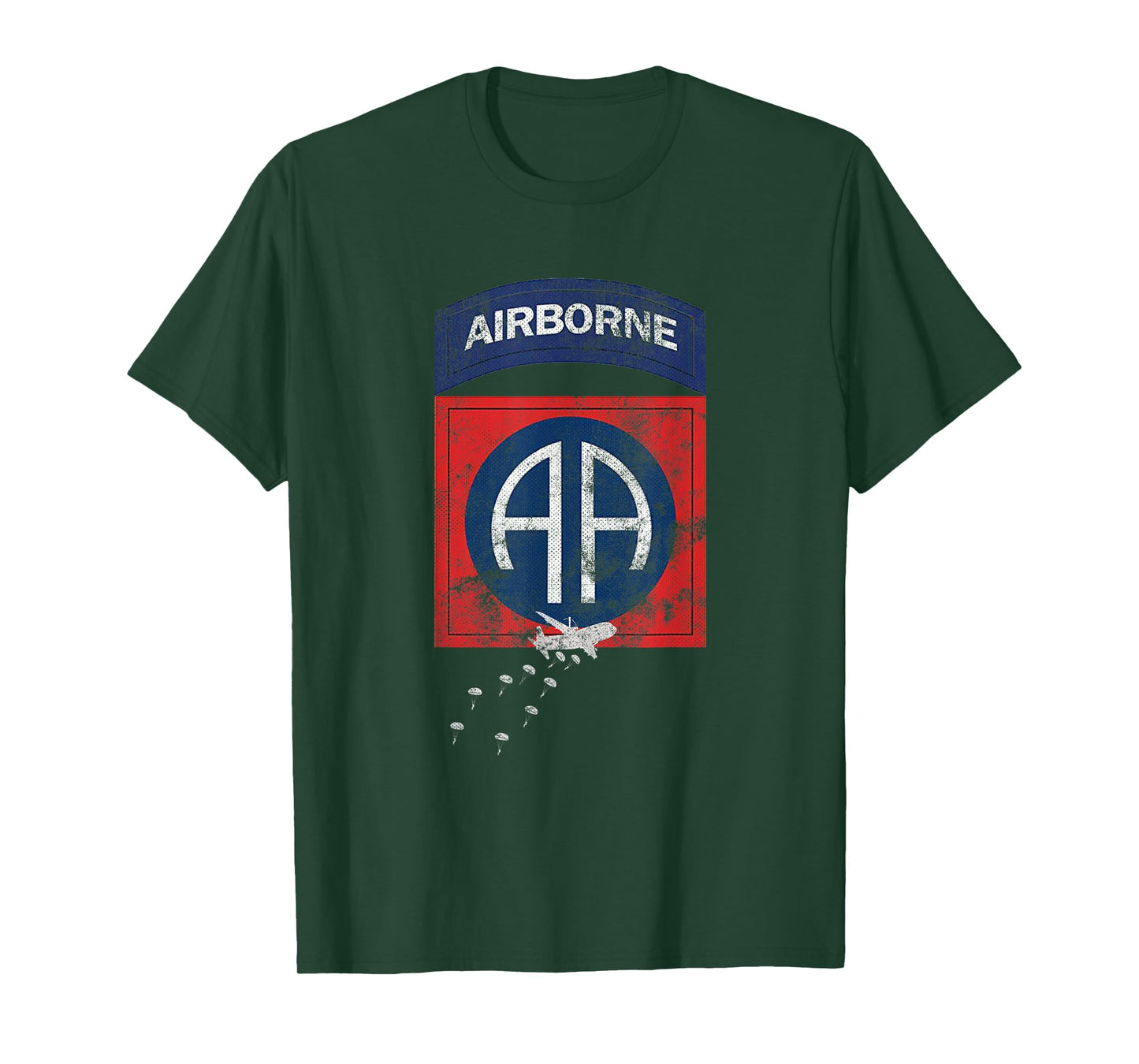 U.S Army 82nd Airborne Division Paratrooper Veteran Vintage T-Shirt