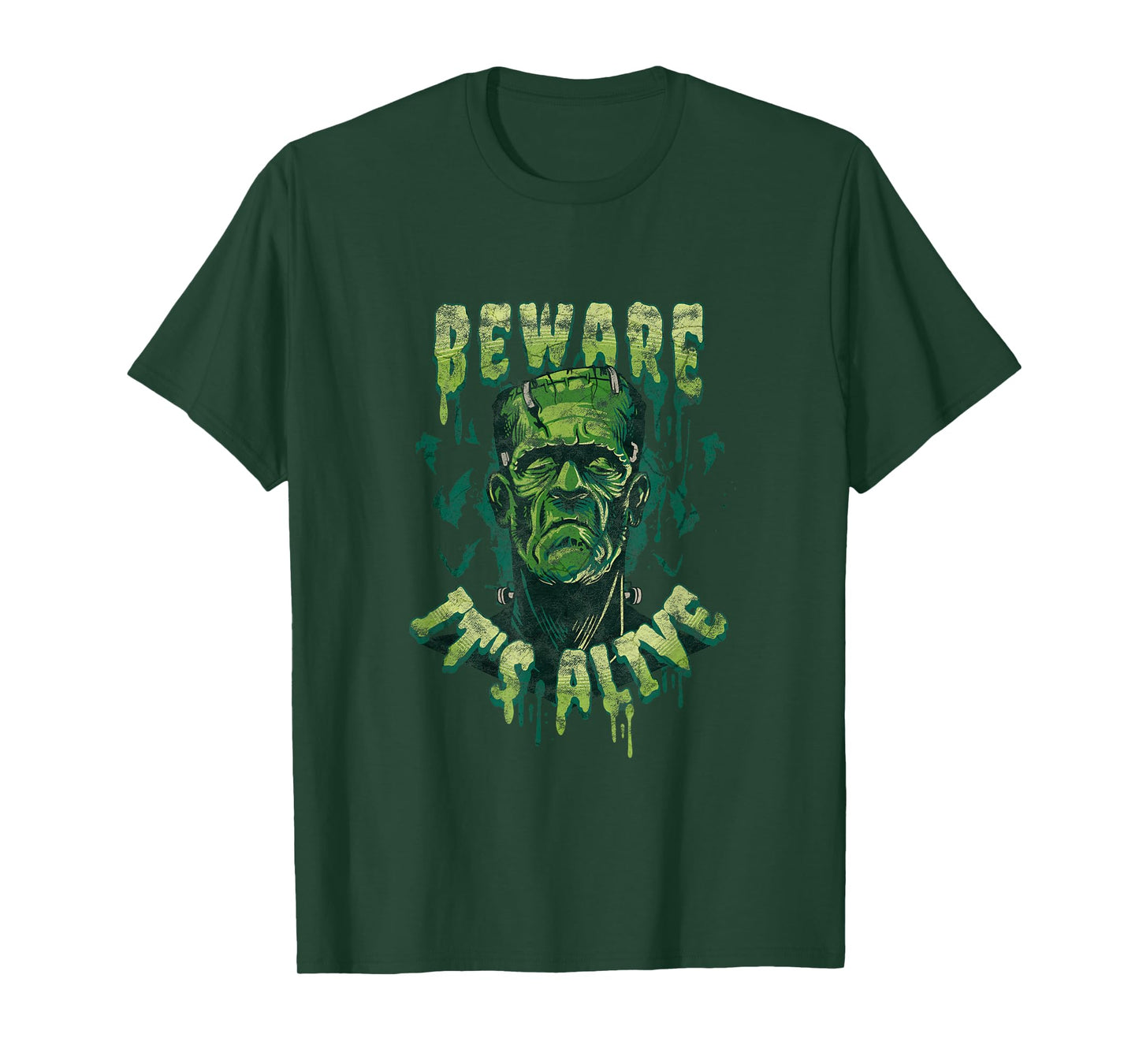 Beware It's Alive Frankenstein's Monster Halloween T-Shirt