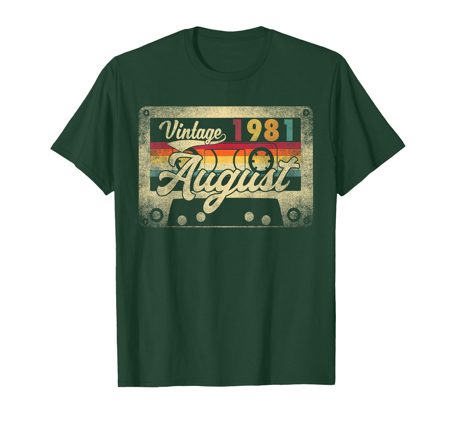 Retro - August 1981 44th Birthday 44 Years Old - Men Women T-Shirt