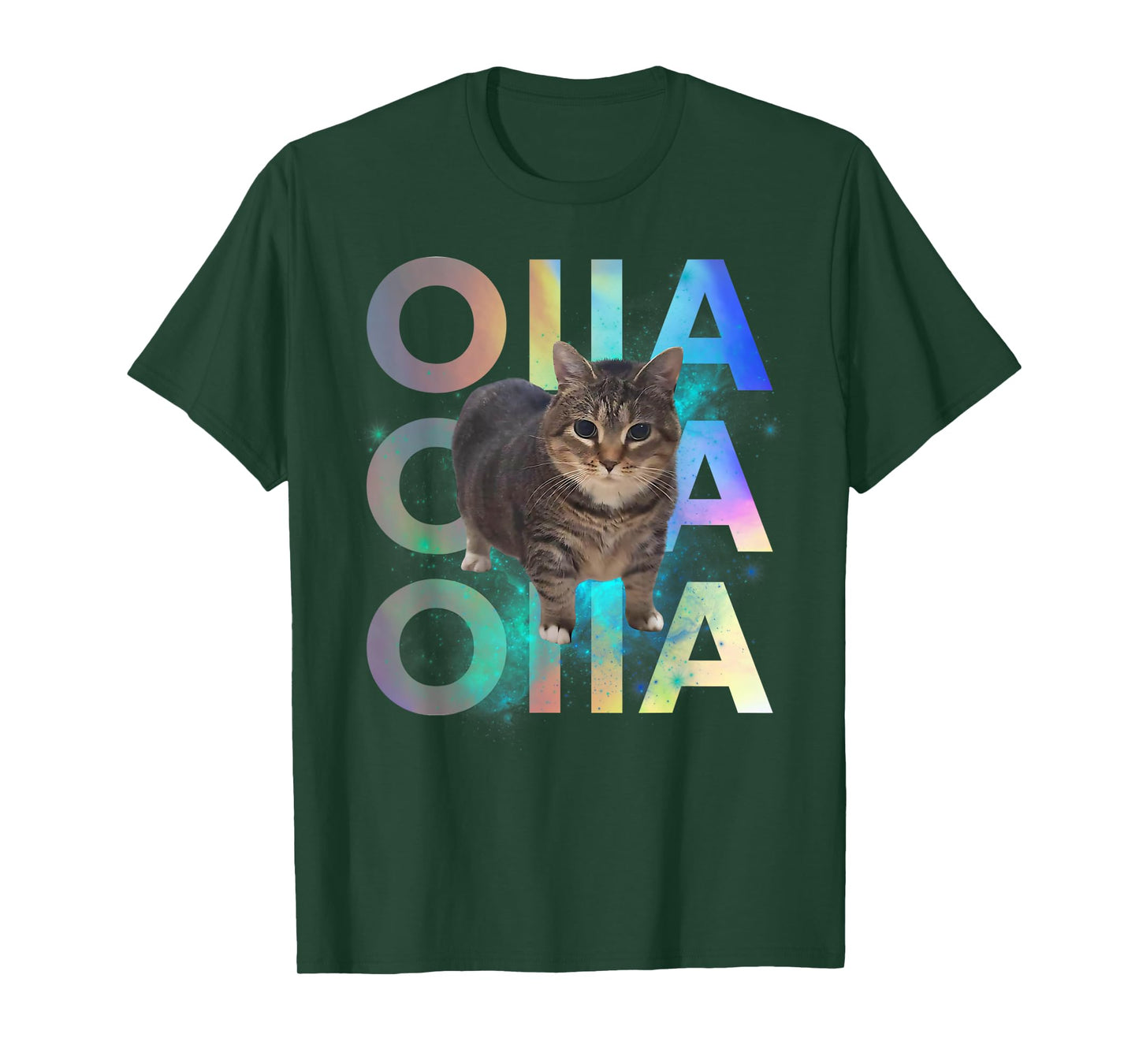 Funny OIIA OIIA Spinning Cat Meme Funny Brainrot Ethel Space Men Women Kids T-Shirt