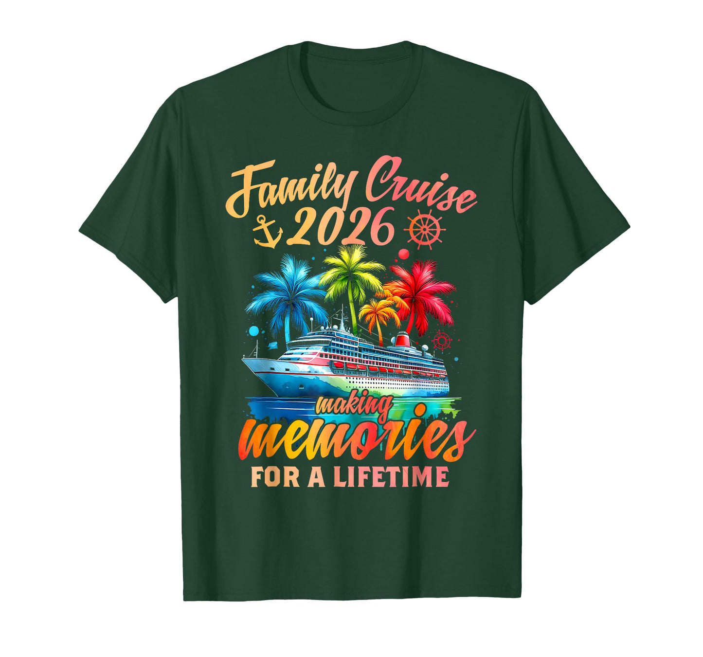 Family Cruise 2026 Family Matching Cruise Vacation Party T-Shirt