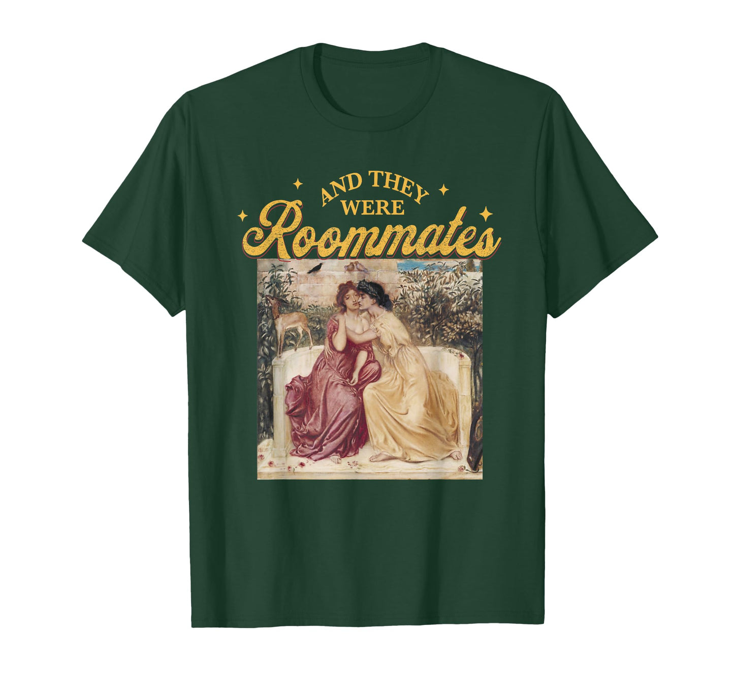 Vintage And They Were Roommates Lesbians LGBT Pride Month T-Shirt