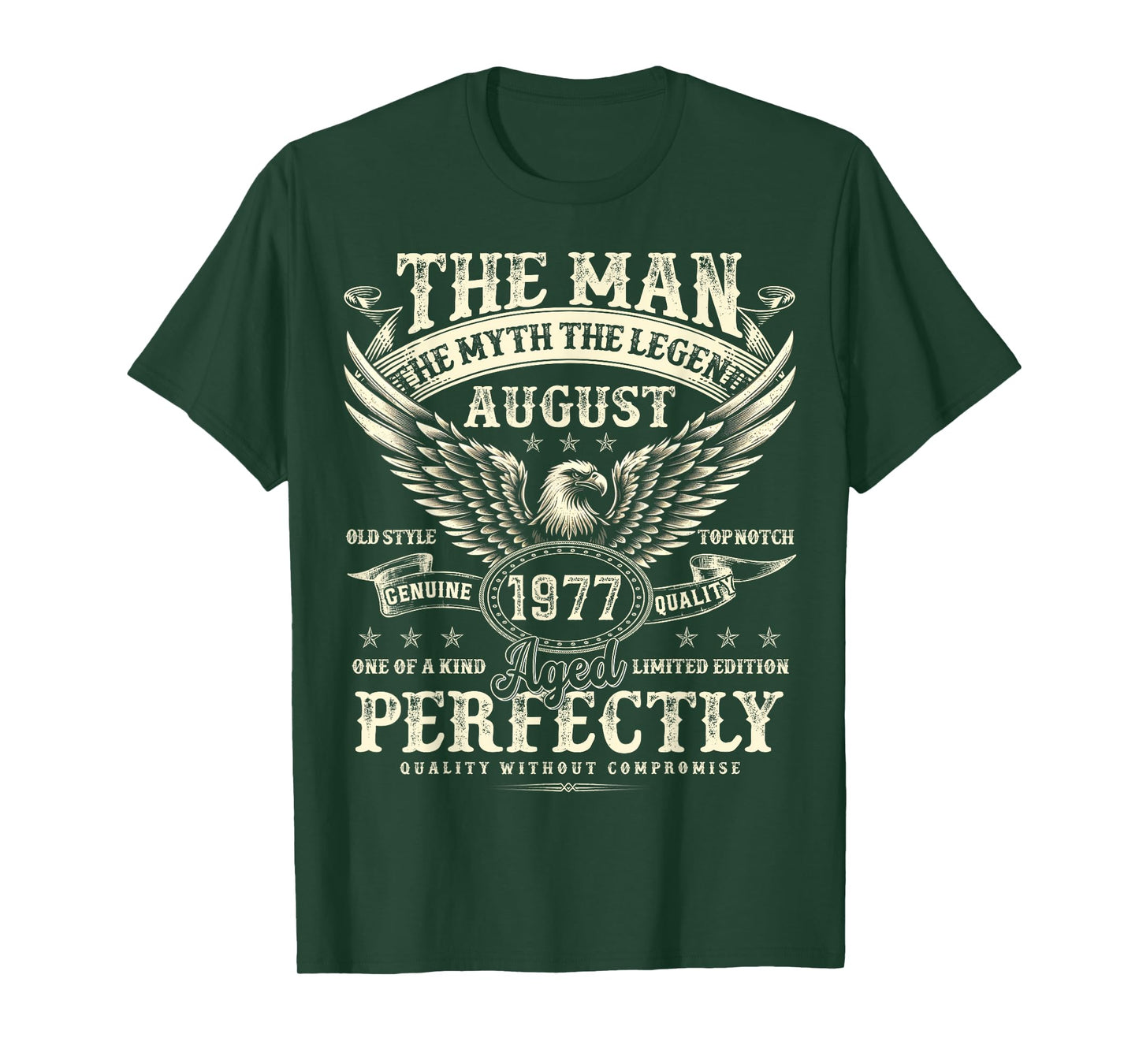 48 Year Old Legend Were Born In August 1977 Birthday Gifts T-Shirt