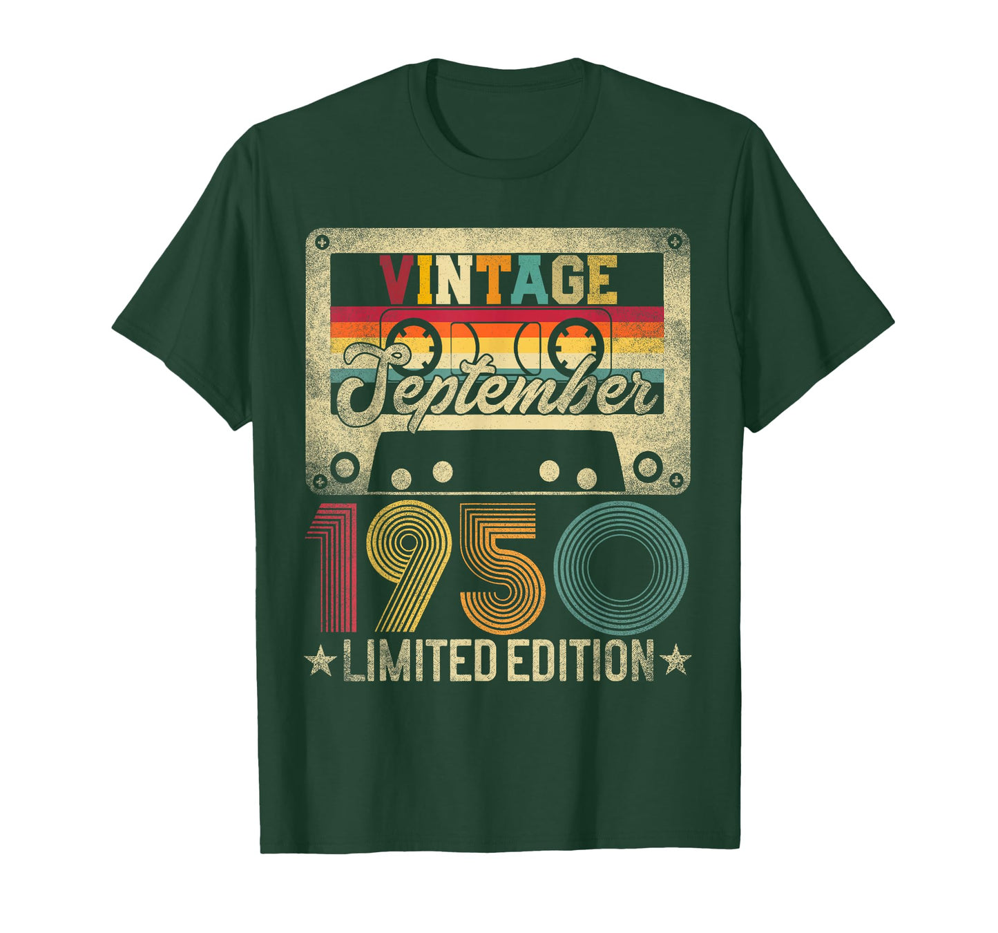 75th Birthday - Vintage September 1950 75 Years Old T-Shirt