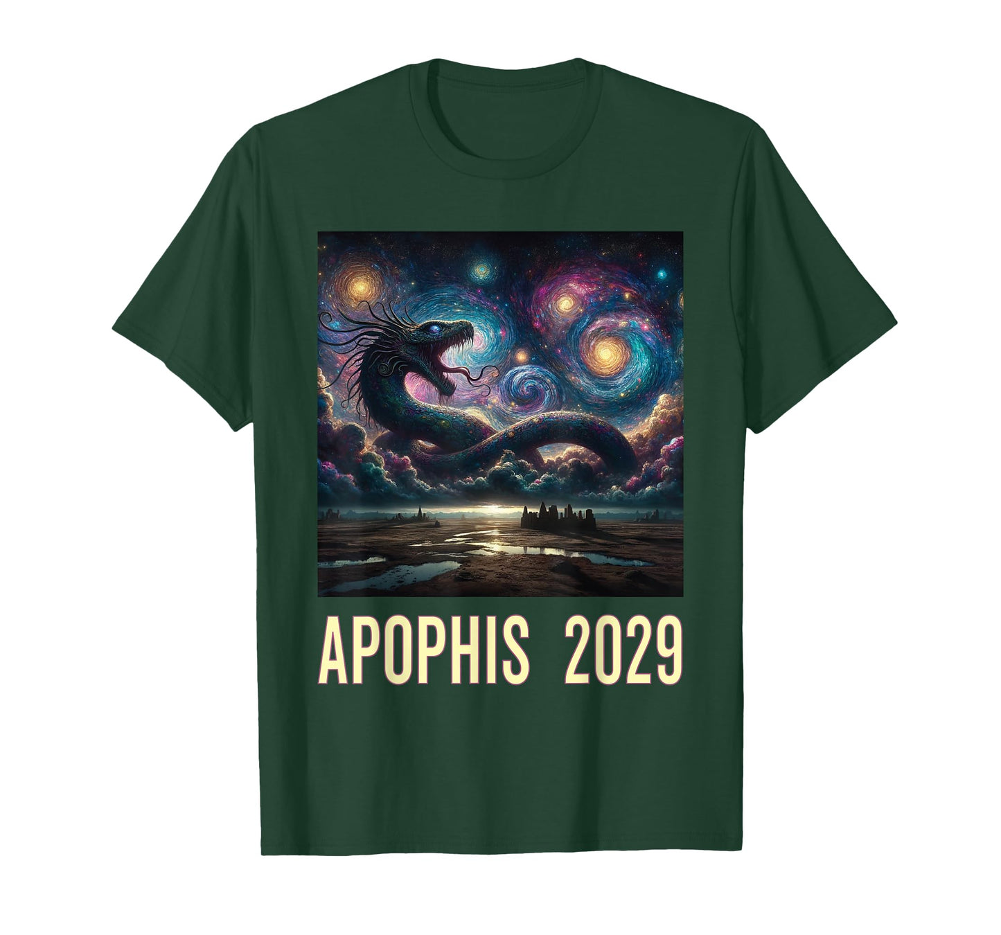 Colorful Asteroid Furious Apophis 2029 T-Shirt