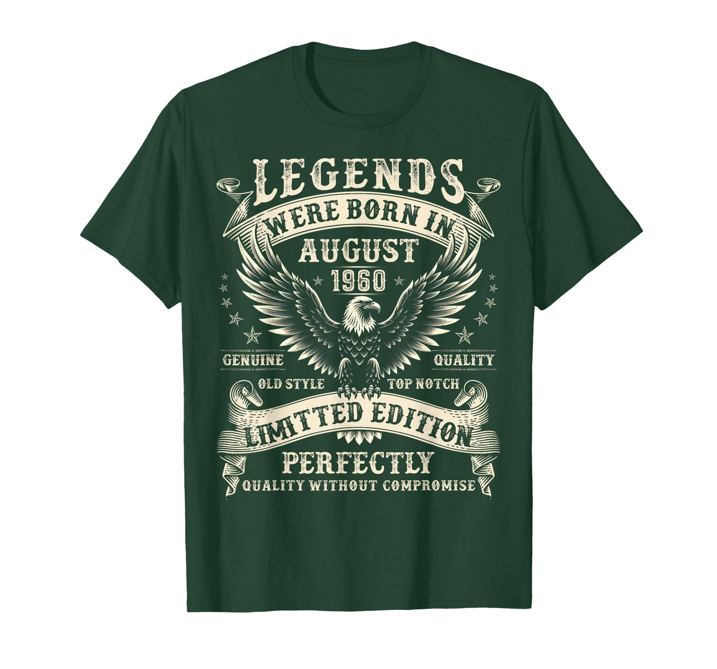 65 Year Old Birthday Gifts For Men 65th Birthday August 1960 T-Shirt