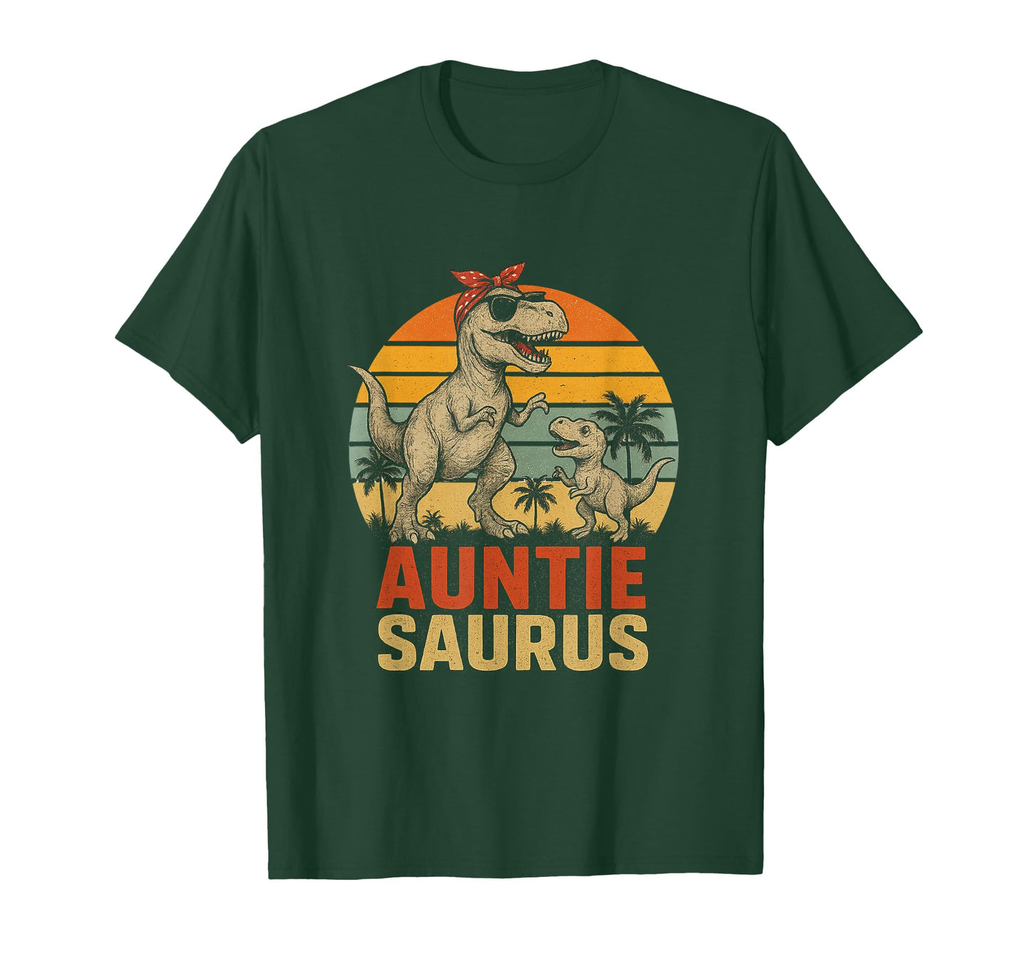 AuntieSaurus Dinosaur T-Rex Auntie Aunt Nephew Matching T-Shirt