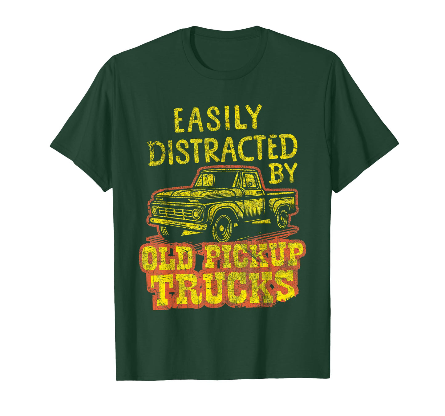 Vintage Farm Pickup Truck Owner Classic Car Lover Old Man T-Shirt