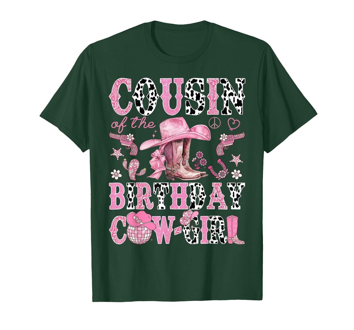 Cousin Of The Birthday CowGirl Rodeo Cousin Western T-Shirt