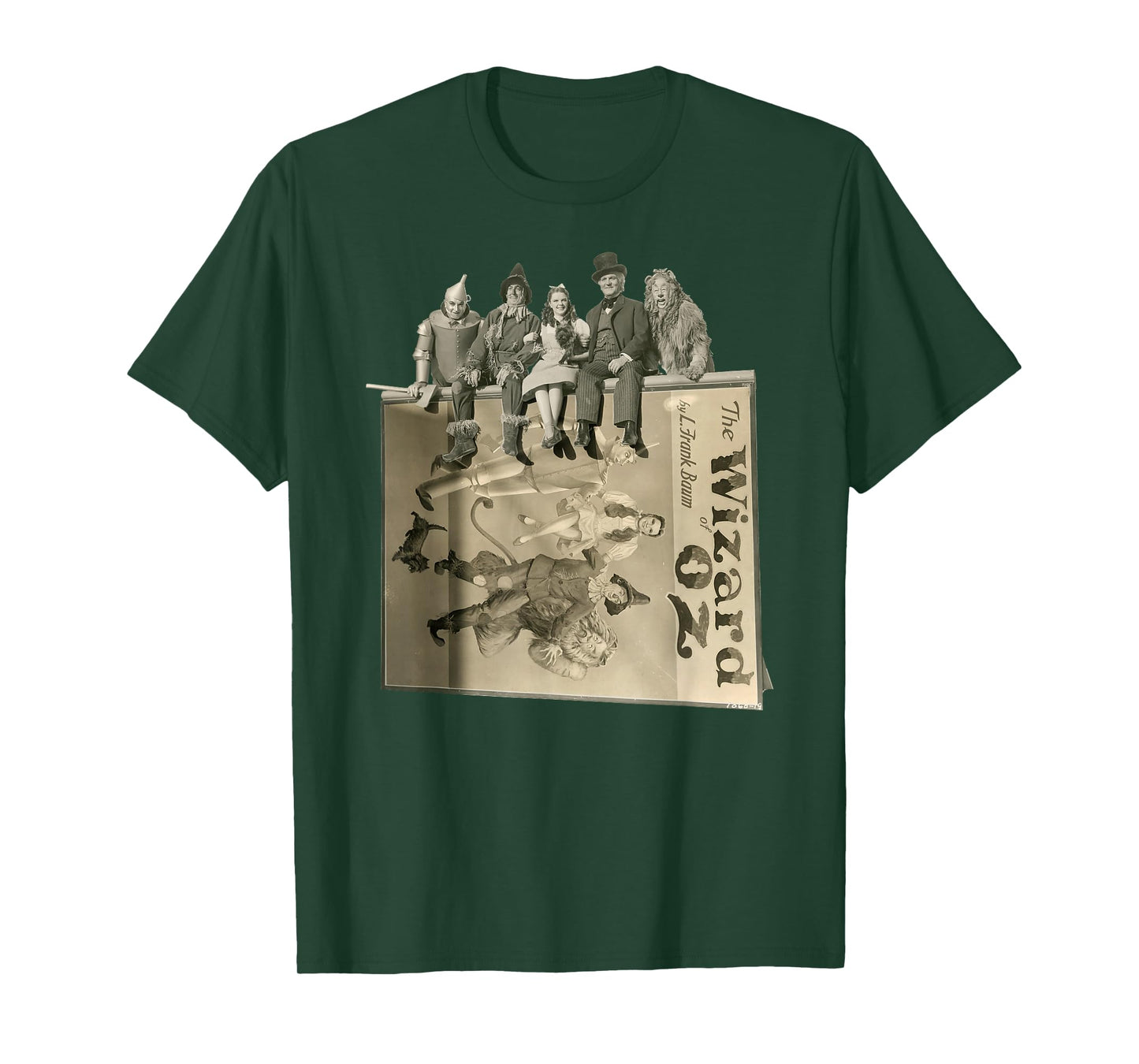 Tin Man Cowarldly Lion Scarecrow Toto Dorothy Wizard of OZ T-Shirt