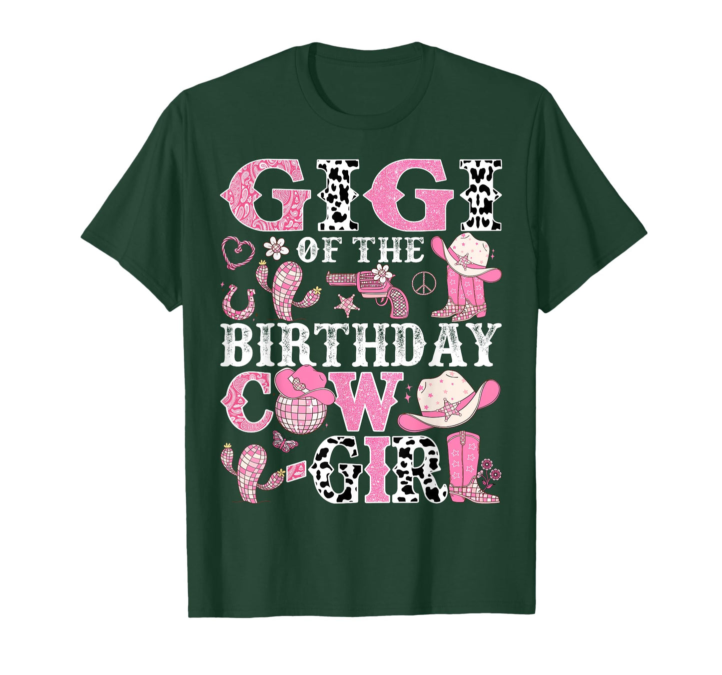 Gigi Of The Birthday Cow-Girl Rodeo CowGirl Birthday T-Shirt