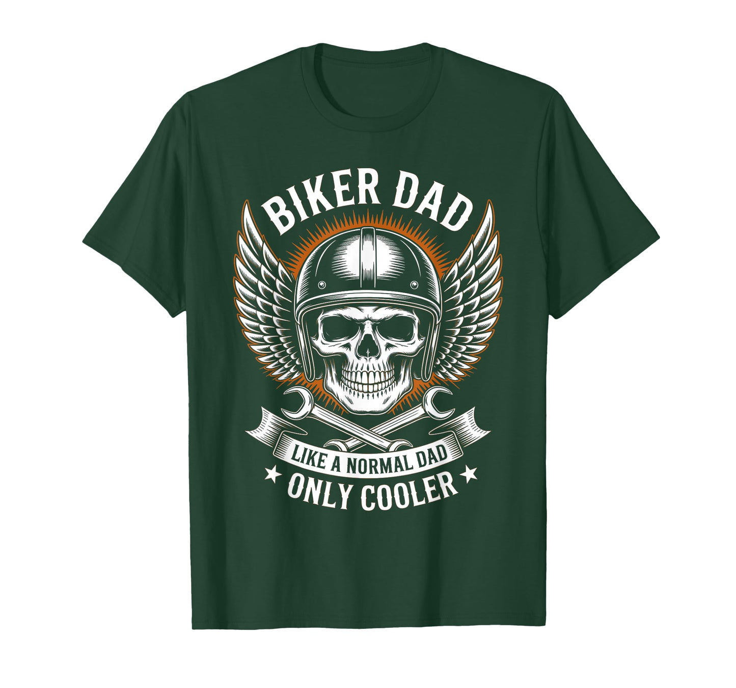 Biker Dad Motorcycle Father Rider Biker Dad Father's Day T-Shirt