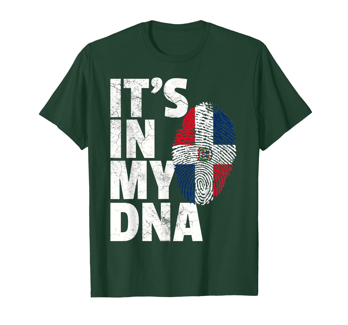 IT'S IN MY DNA Dominican Republic Flag Men Women Gift T-Shirt