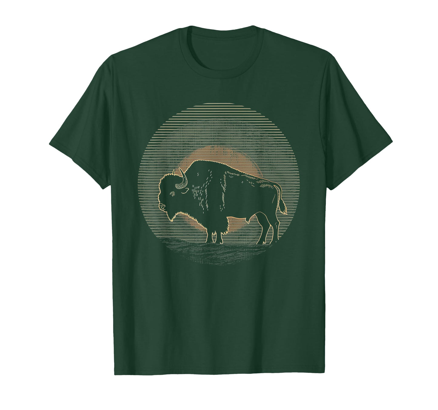 Buffalo Bison - Retro 70s 80s Graphic Vintage Men Women Kids T-Shirt