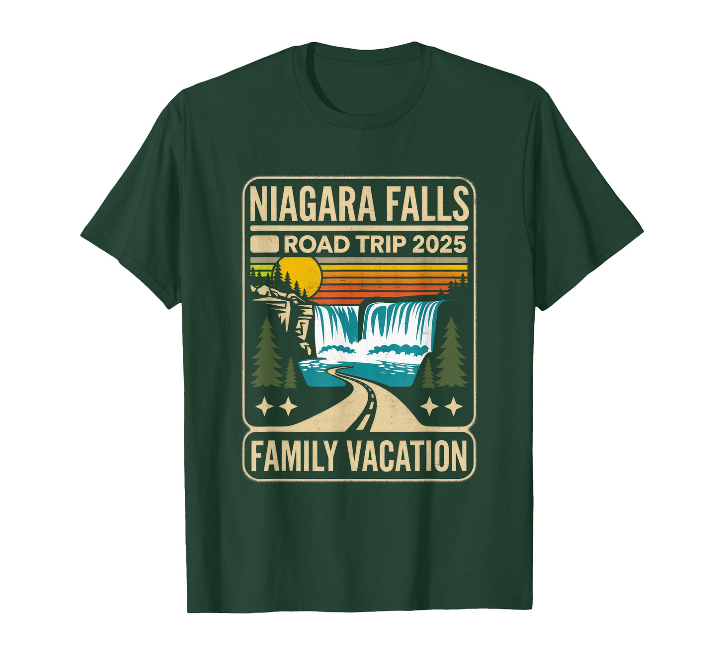 Niagara Falls Road Trip 2025 Family Vacation T-Shirt