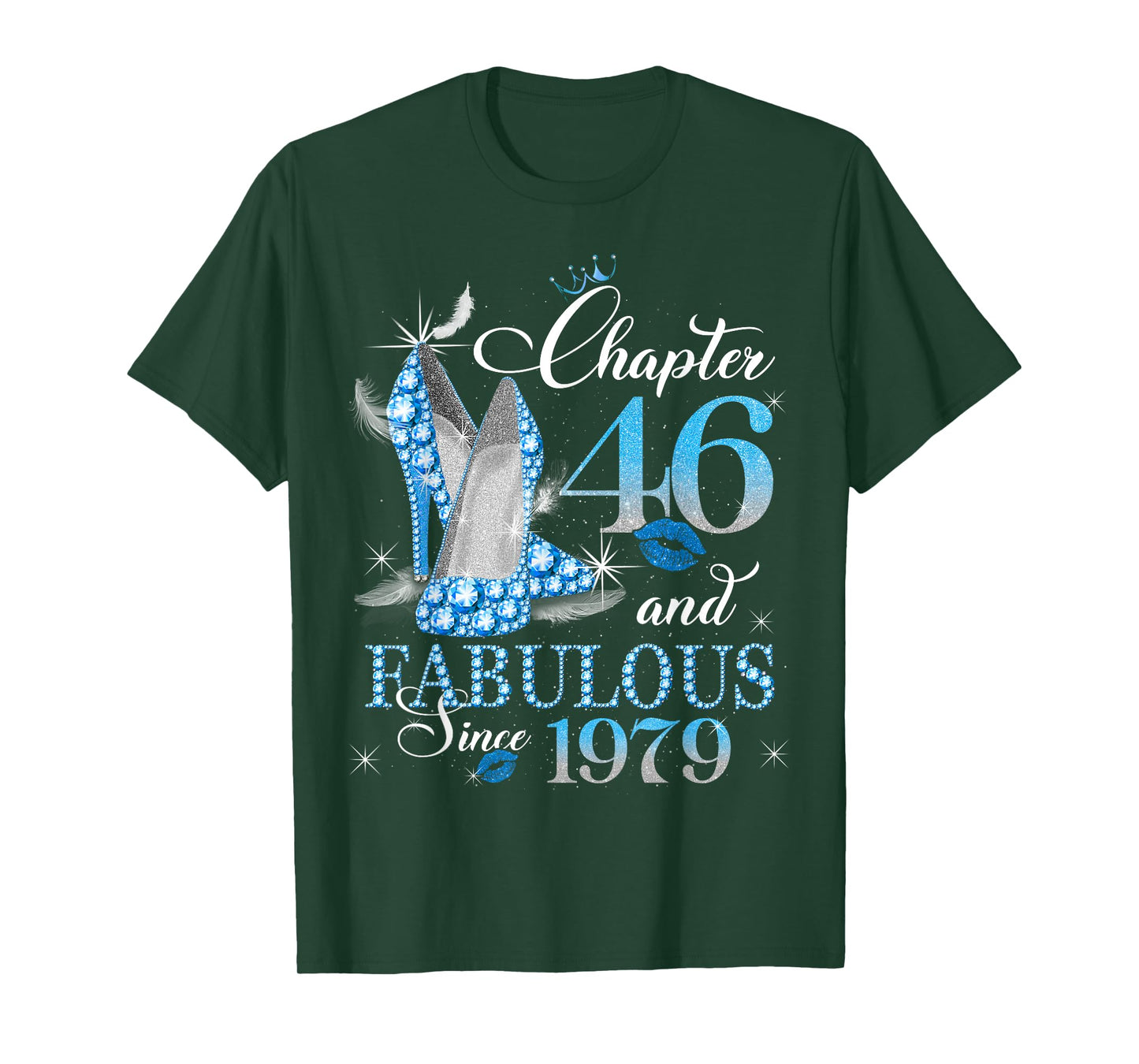 Womens Chapter 46 Fabulous Since 1979 46 years old Birthday T-Shirt