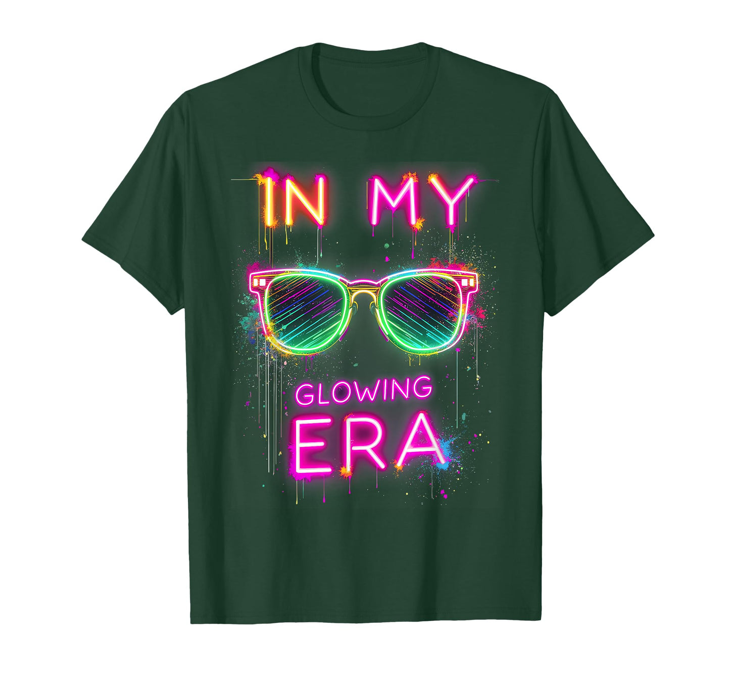 In My Glowing Era Groovy Colorful Bright T-Shirt