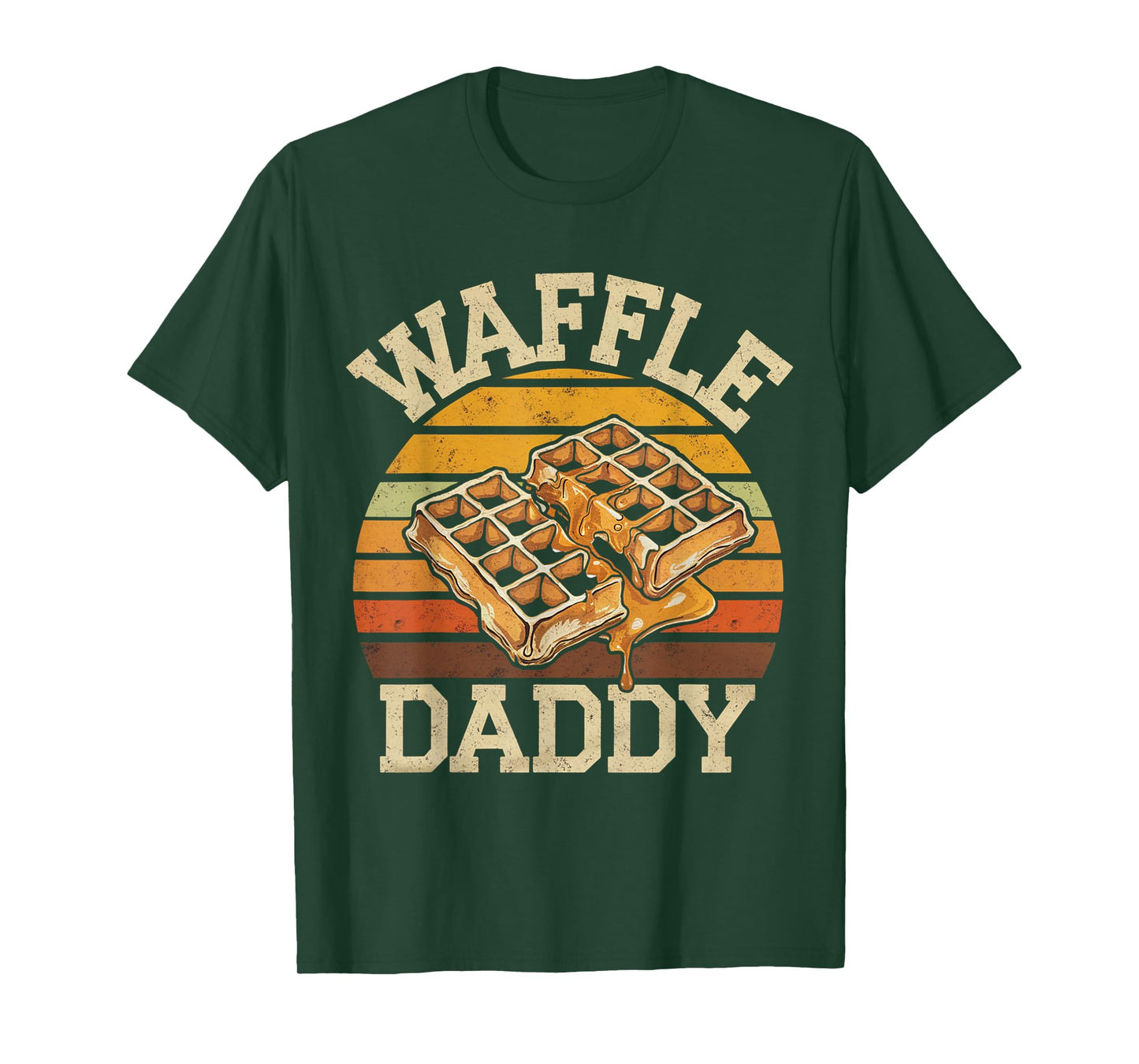 Waffle Daddy Funny Breakfast Food Lover Tee T-Shirt