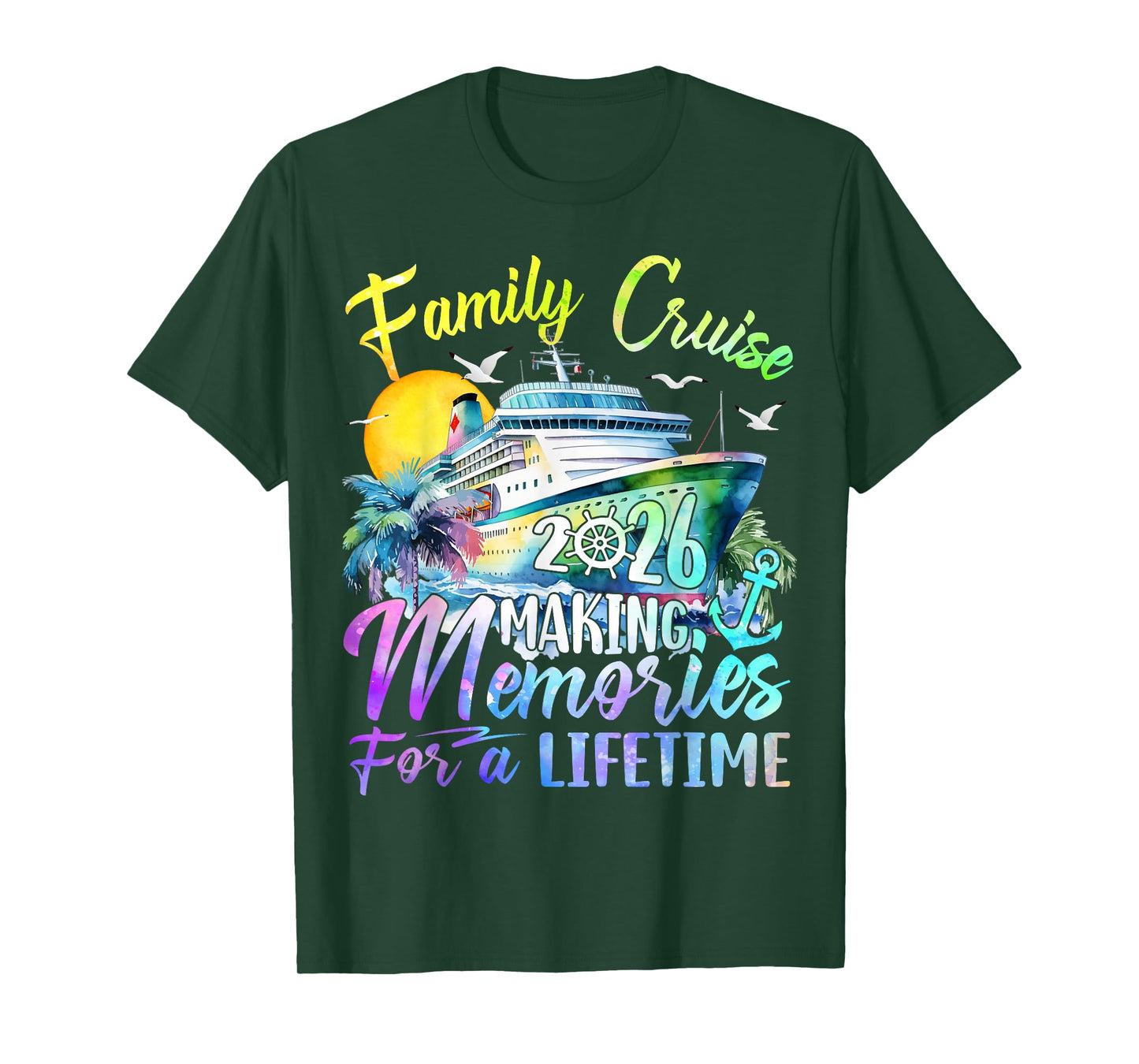 Family Cruise 2026 Family Matching Cruise Vacation Party T-Shirt