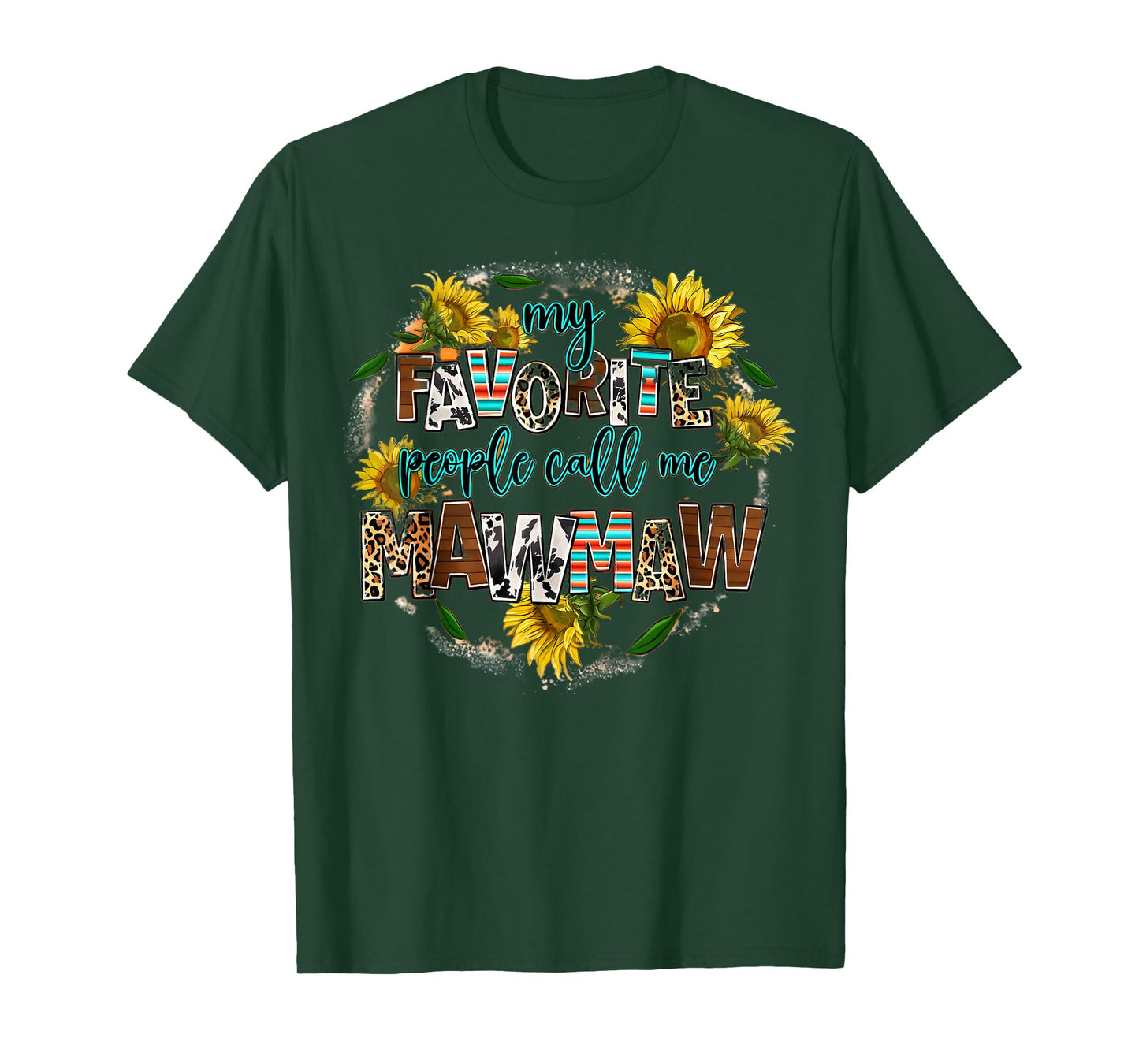 My Favorite People Call Me Mawmaw Mother's Day Gifts T-Shirt