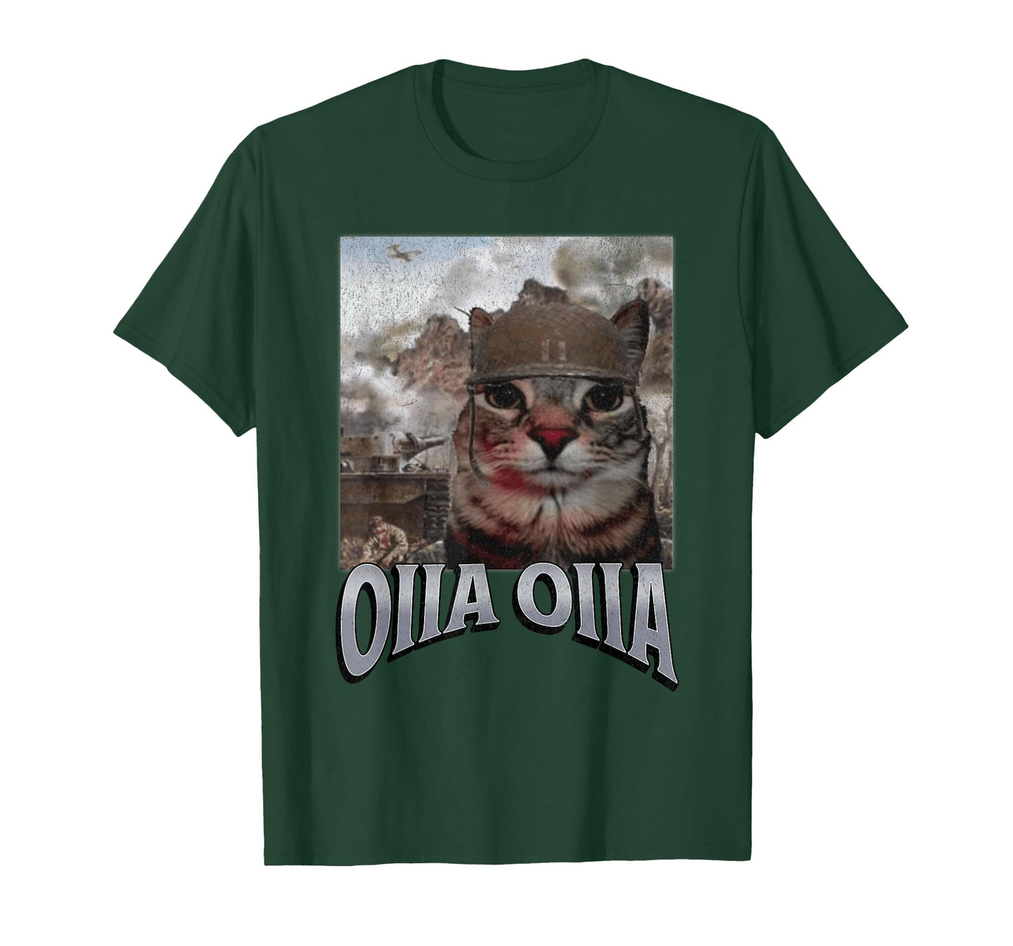 Oiia Oiia Funny Cat Meme Bootleg Graphic Men Women T-Shirt