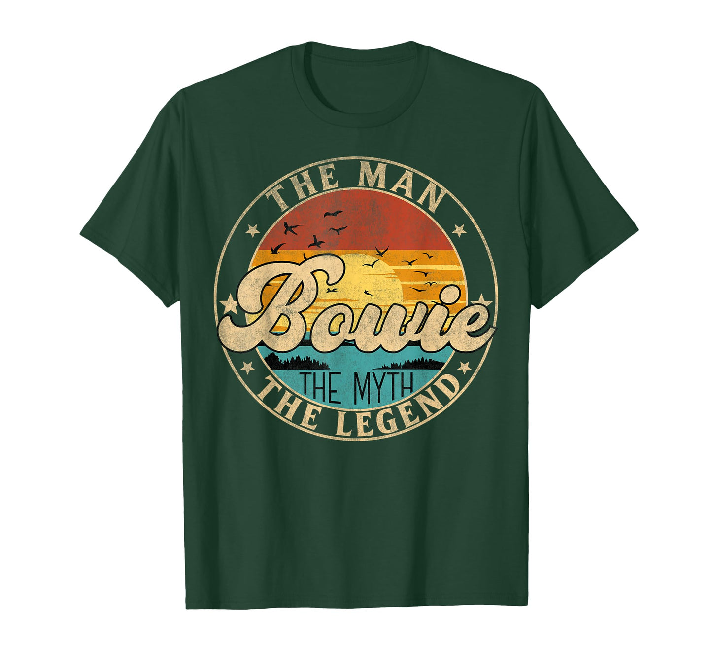 BOWIE The Man The Myth The Legend First Name T-Shirt