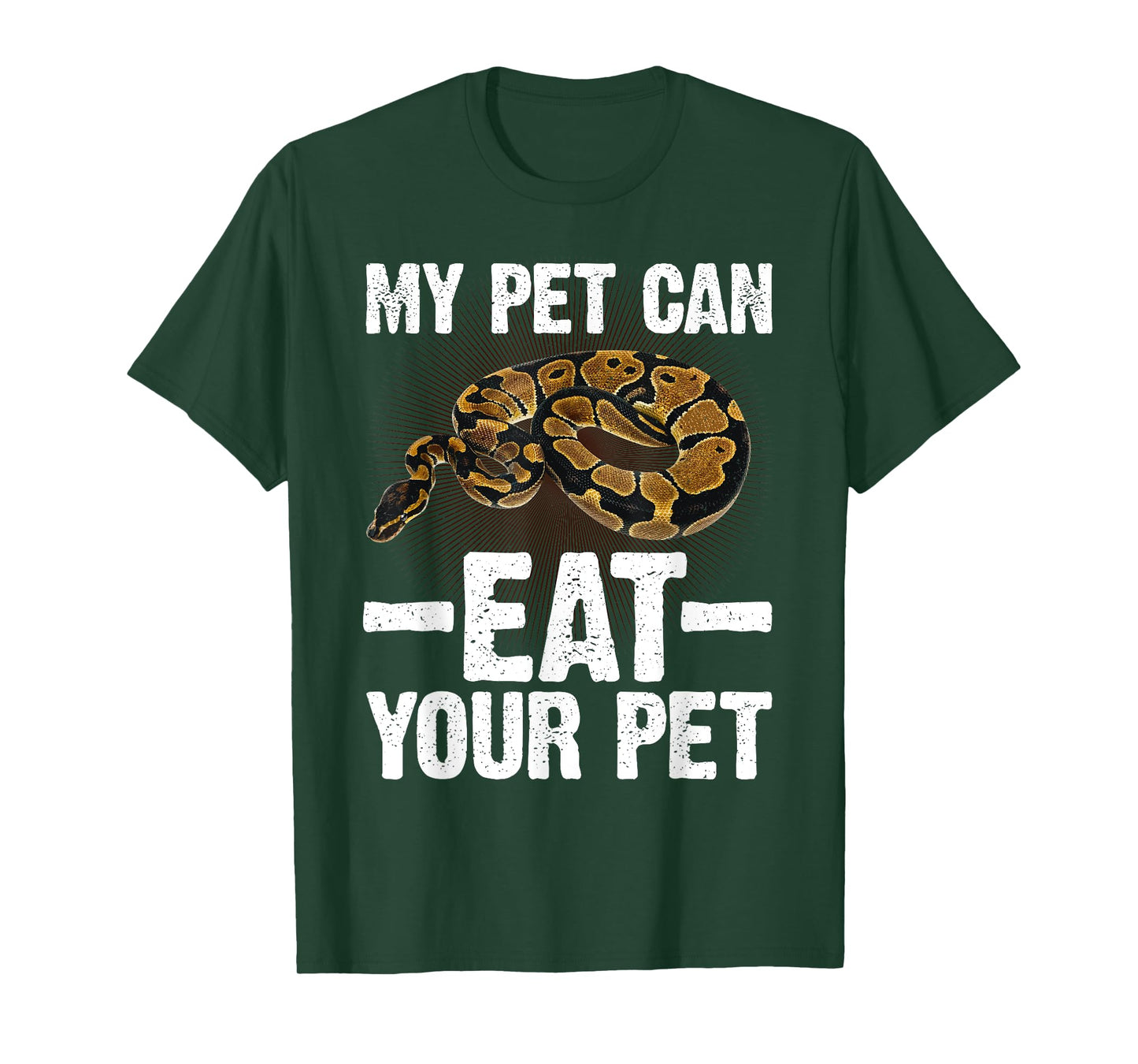 Ball Python Design For Men Women Snake Reptile Python Lover T-Shirt