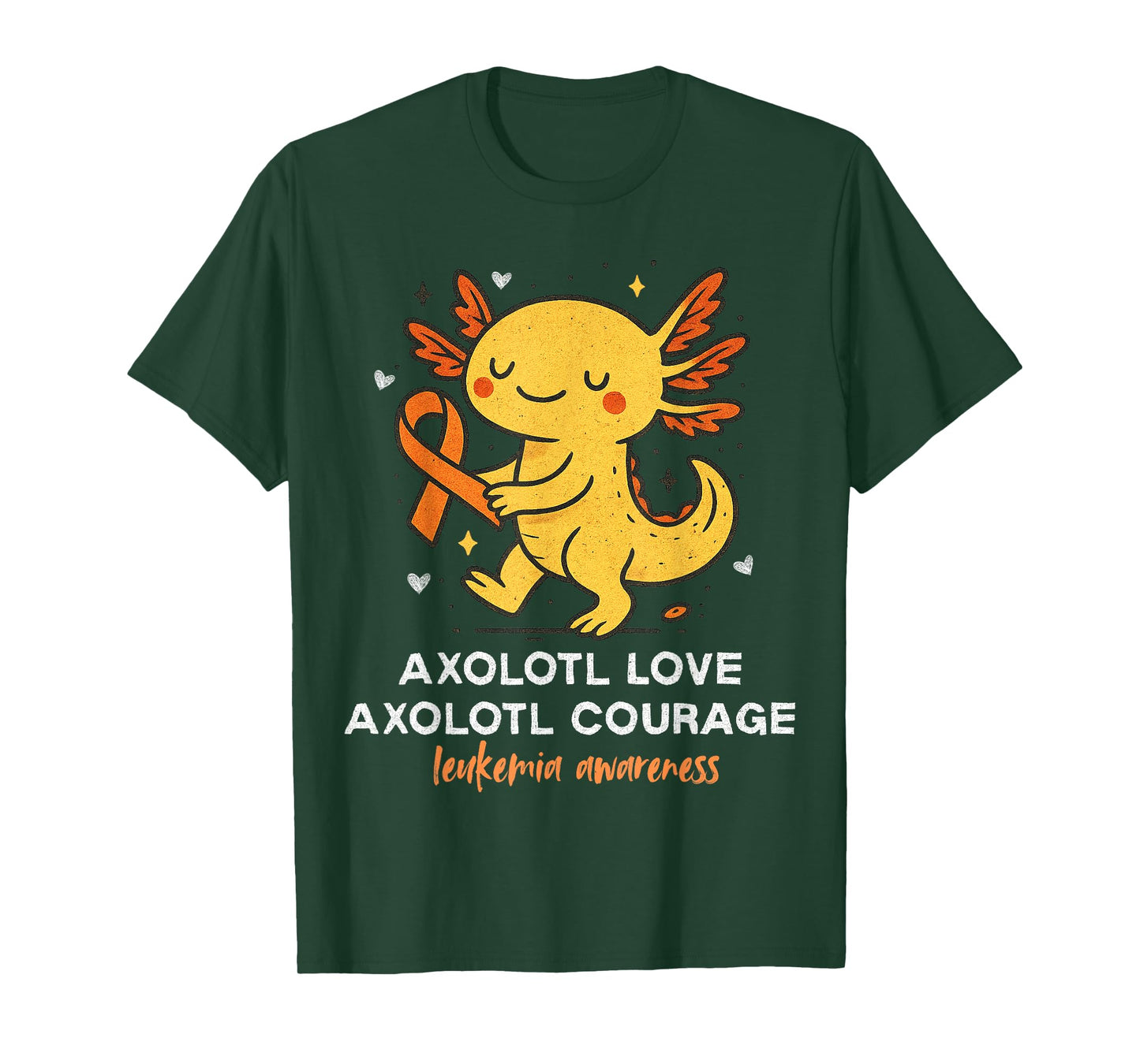 Axolotl Leukemia Awareness T-Shirt