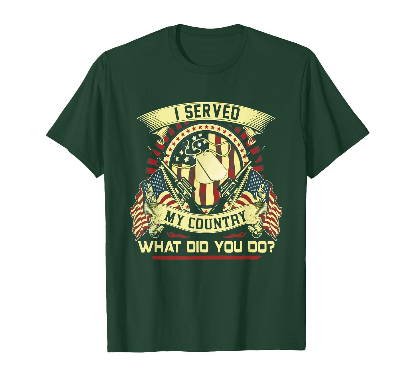 I Served My Country What DIs You Do T-Shirt
