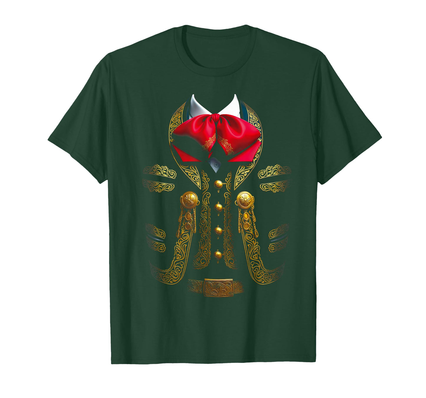 Mexican Mariachi Costume Funny Mexican Charro T-Shirt