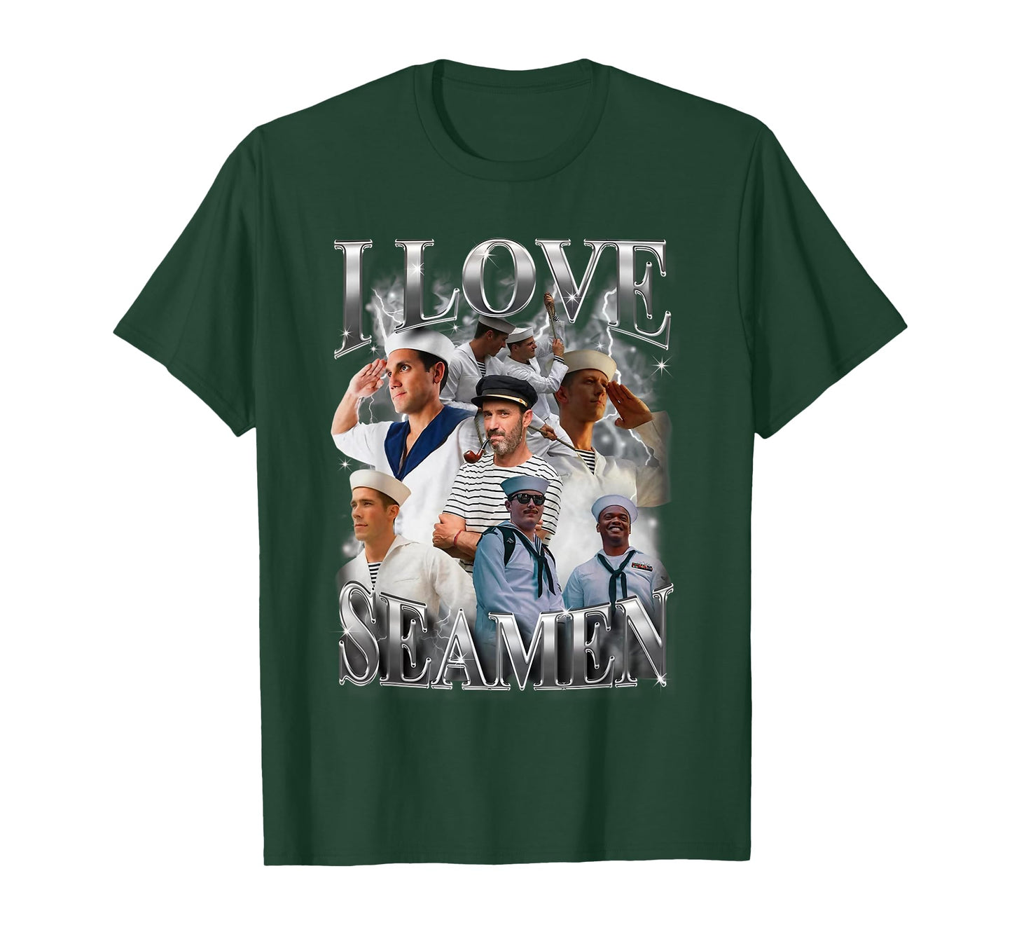Funny I Love Seamen Meme Sea Lover Adult Humor Joke T-Shirt