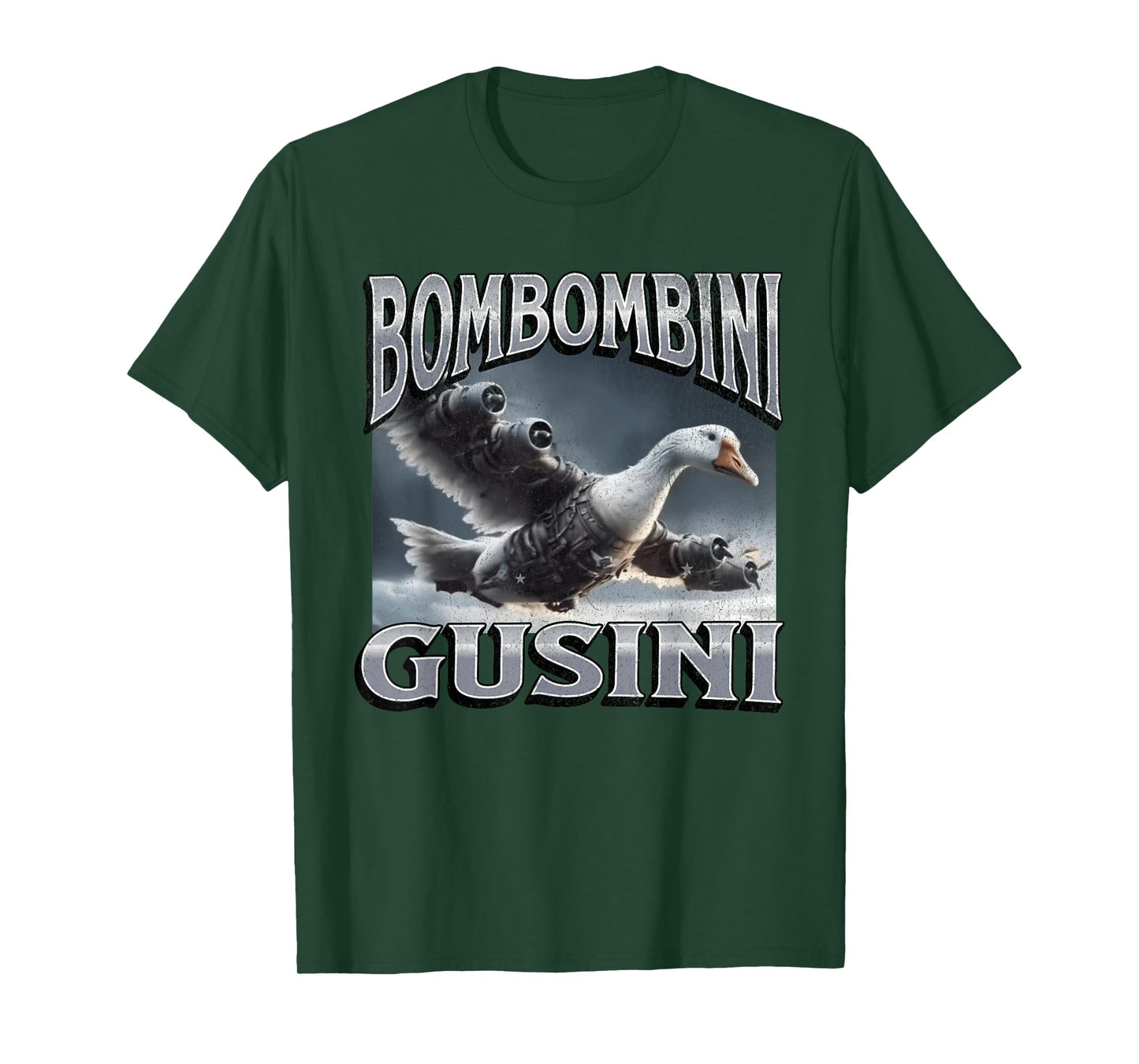 Bombombini Gusini Funny Italian Brainrot Meme Graphic T-Shirt