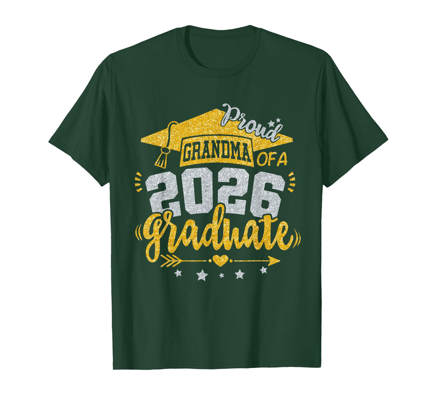 Proud Grandma Of A 2026 Graduate Grad Senior Graduation T-Shirt