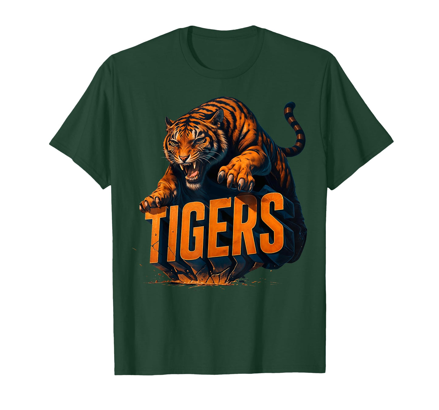 Graphic Classic Tigers First Name Apparel For Men Women Kids T-Shirt