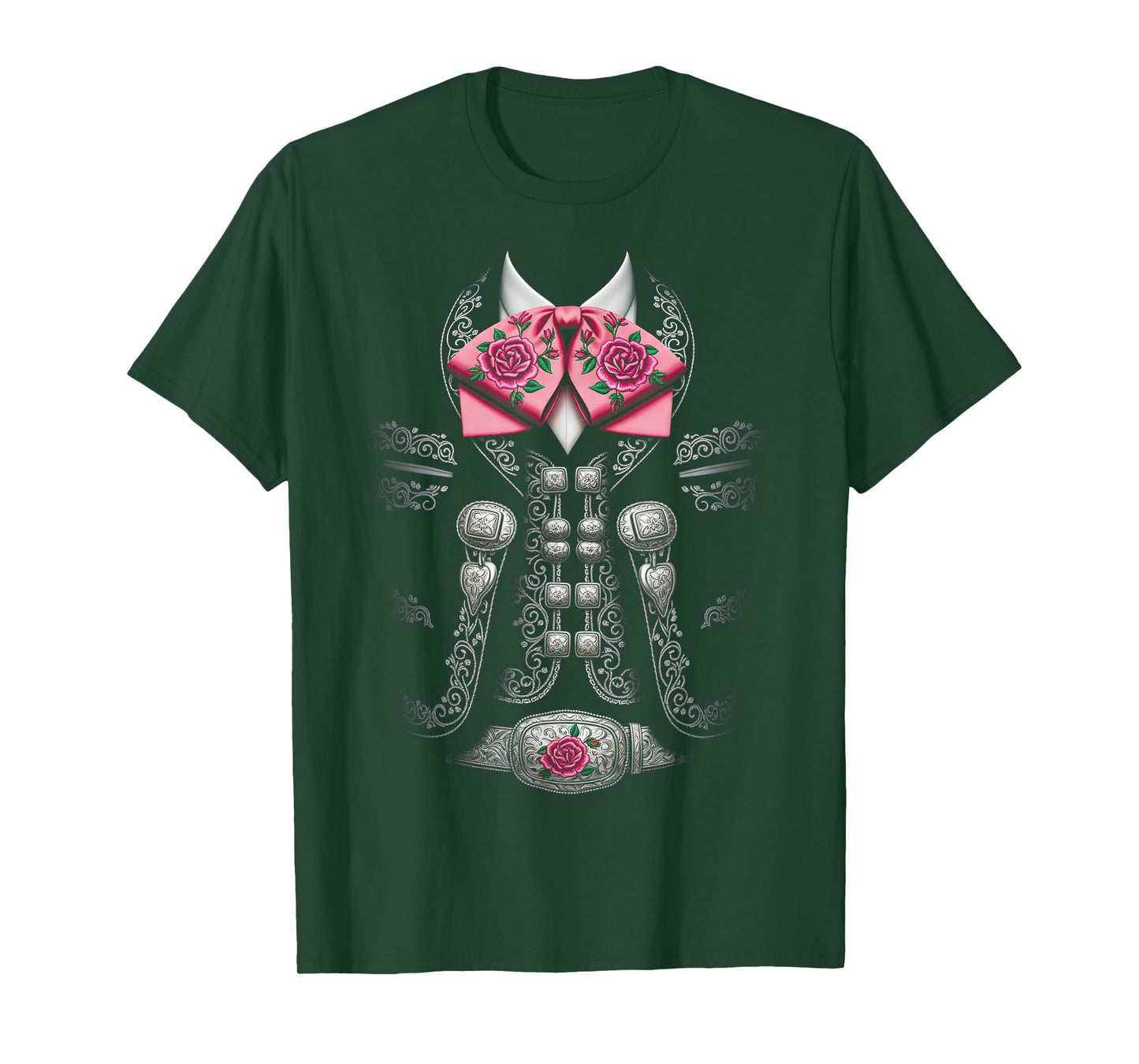 Mexican Mariachi Costume Funny Mexican Charro T-Shirt