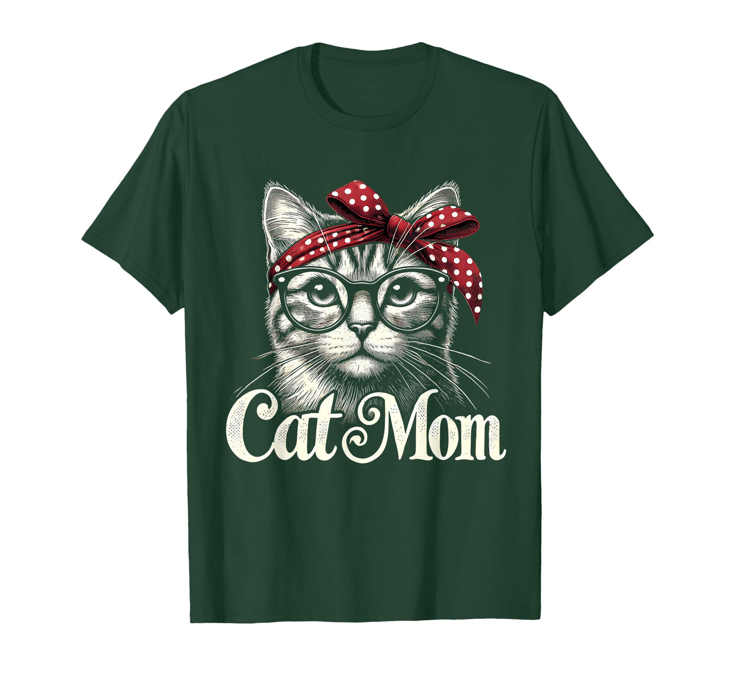Funny Cat Mom Cat Lovers Mothers Day T-Shirt
