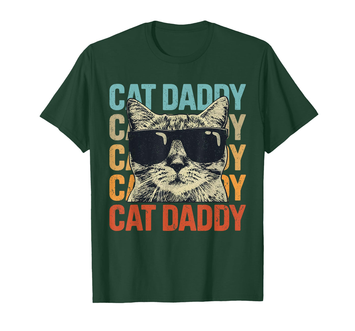 Funny Cat Daddy Lover Gift for Men Women Kid Boy Girl T-Shirt