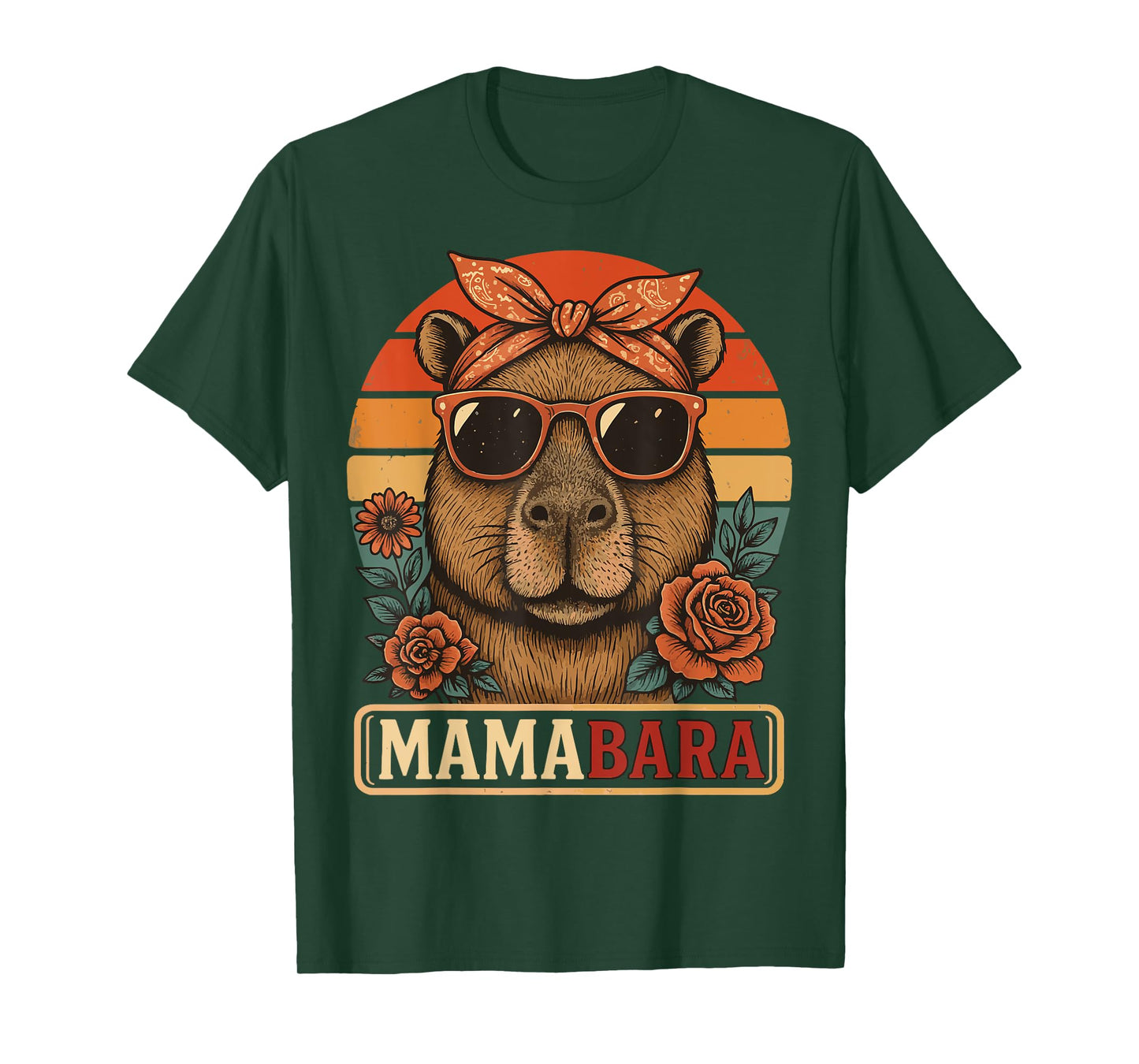 Mamabara Capybara Mother T-Shirt