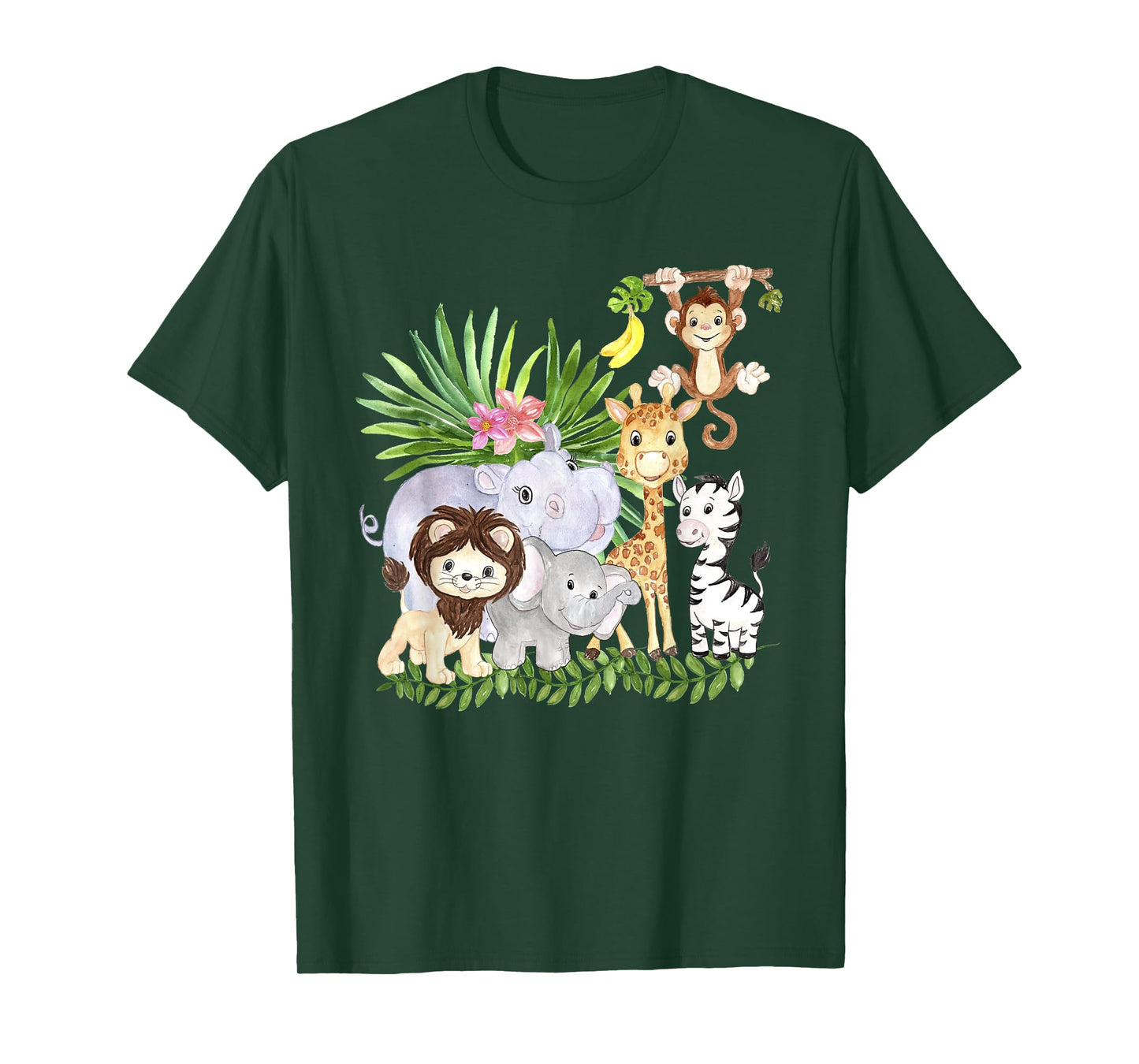 Zoo Animals Wildlife Birthday Party A Day At The Zoo Safari T-Shirt
